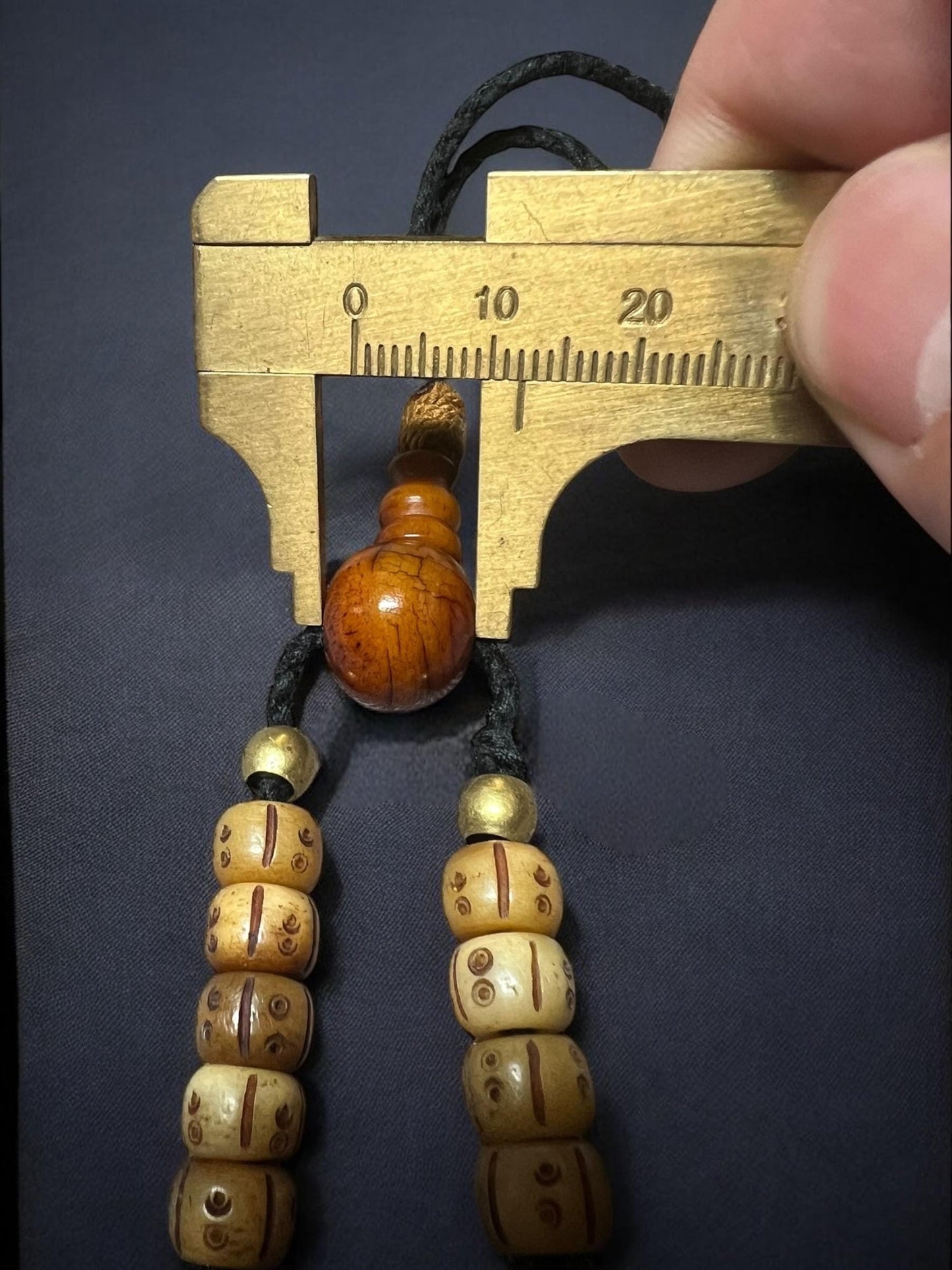 Handcrafted Yak Bone Mala Bracelet: Tibetan Mantra Beads, Adjustable