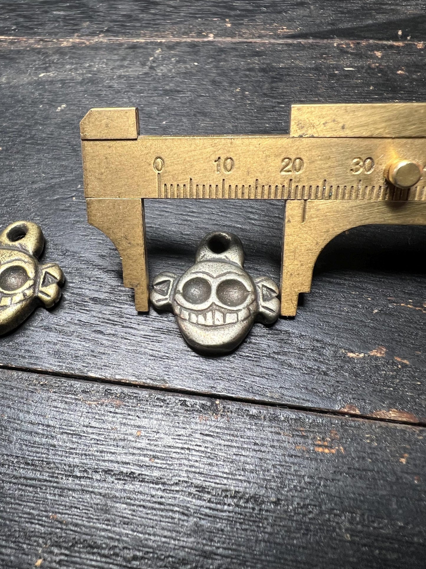 Tibetan Citipati Skull Pendant: Buddhist Protector Amulet, Nepal