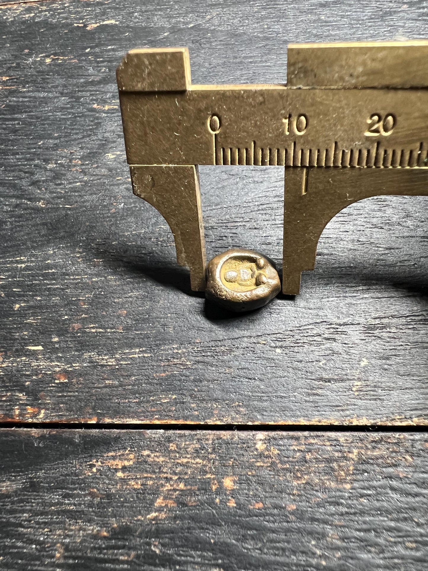 Brass Buddha Spacer Bead: Mini Amulet for Mala Bracelet