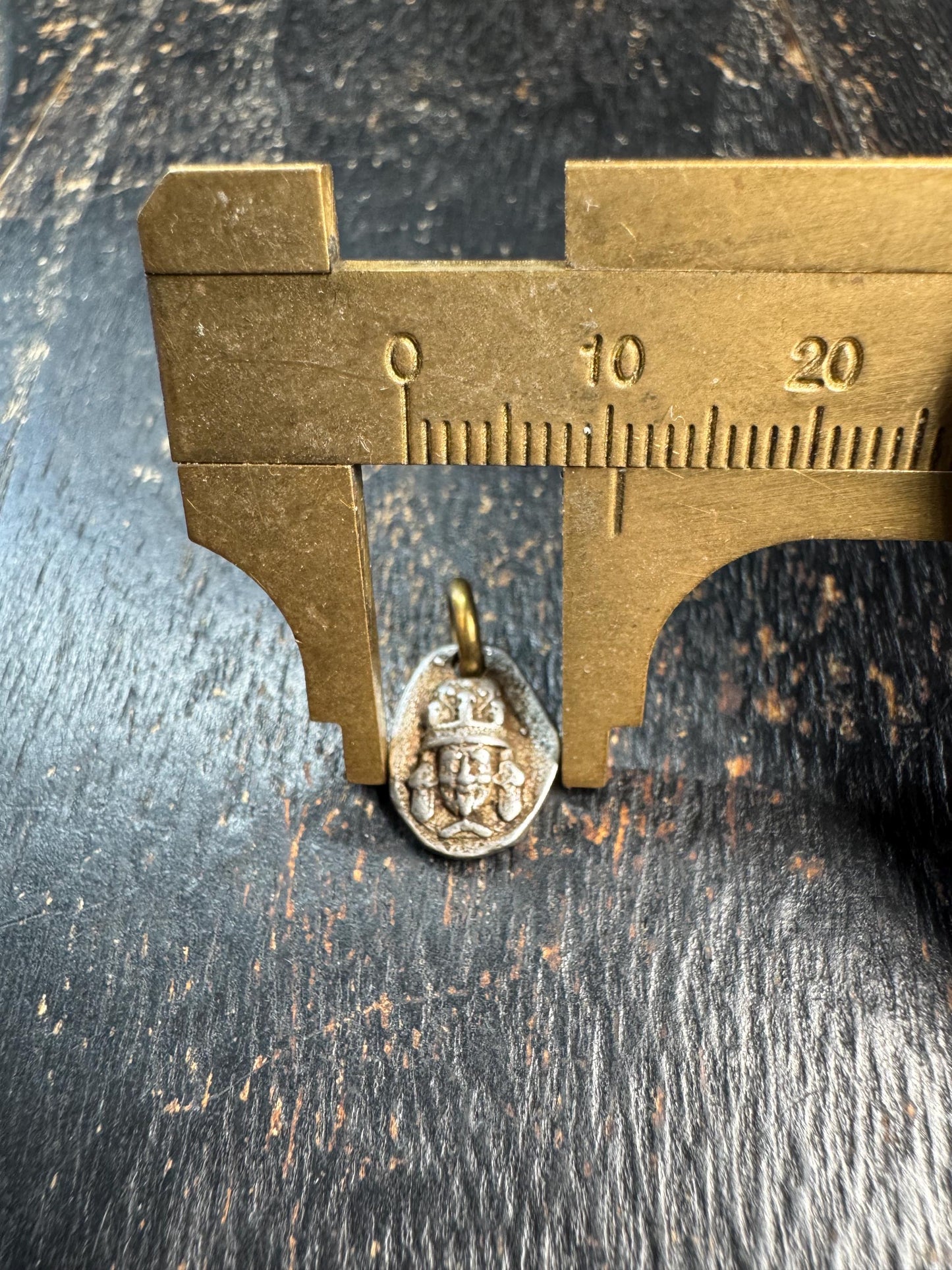 Vintage Thokcha Iron Zaki Lhamo Amulet • Tibetan Protective Talisman Pendant • Himalayan Ritual Charm • Old Buddhist Shrine Pendant(H703)