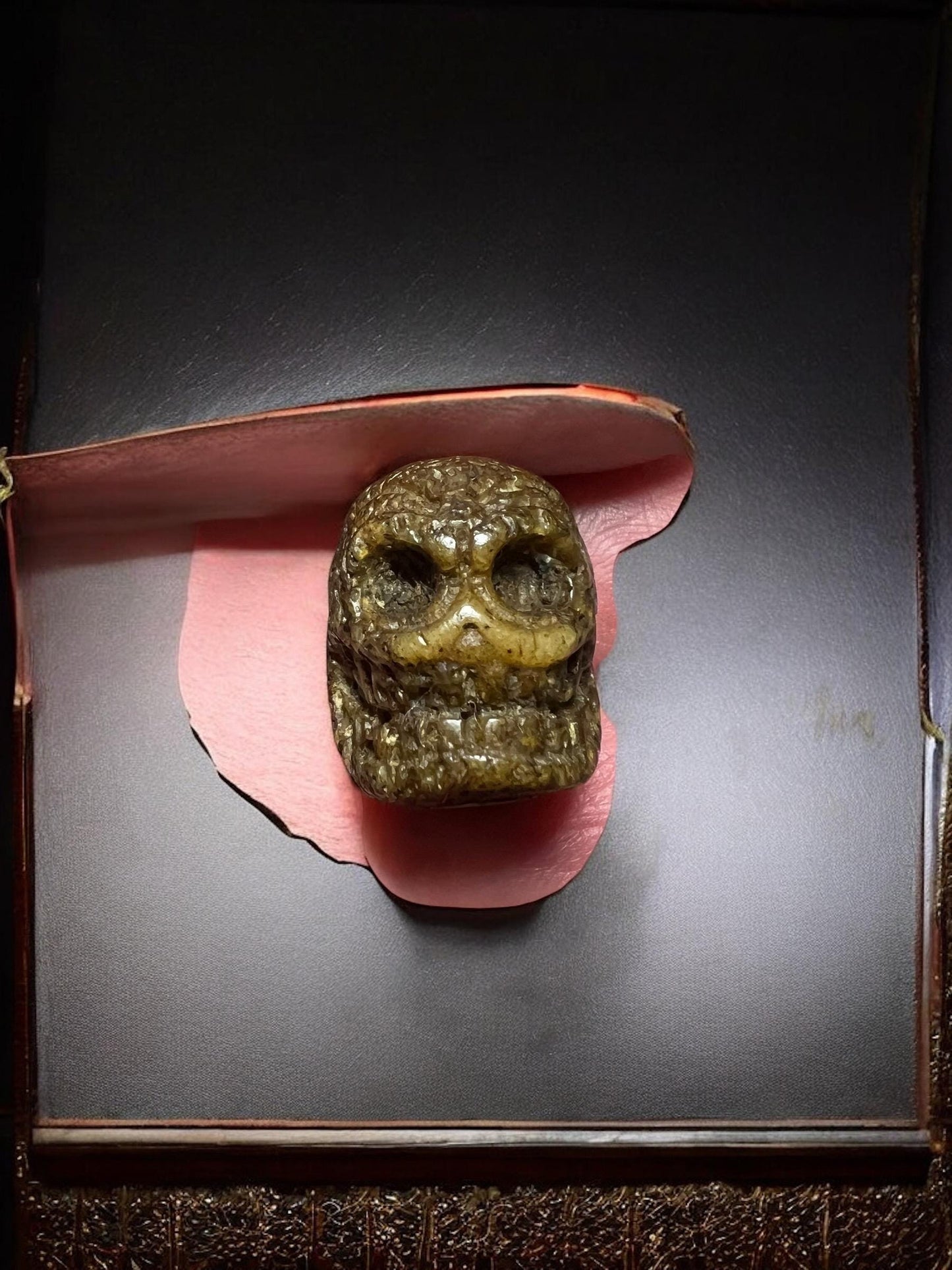2 Pics Hand-Carved Yak Bone Skull Bead | Tibetan Buddhist Mala Bead | Ethically Sourced Bone Bead | Large Spacer Bead for Jewelry Making