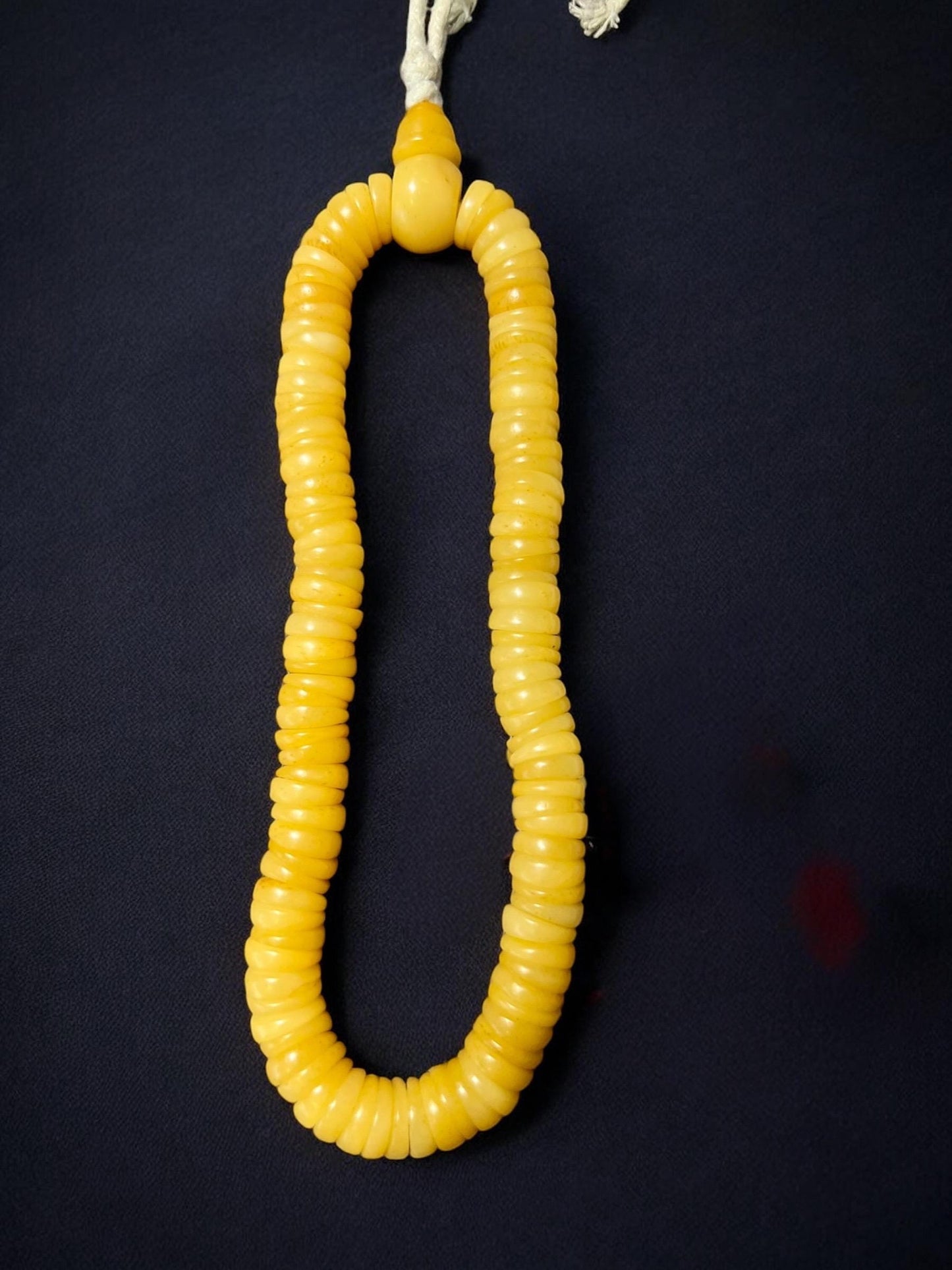 Handmade 108 Yak Bone Mala Beads: Tibetan Buddhist Prayer Beads