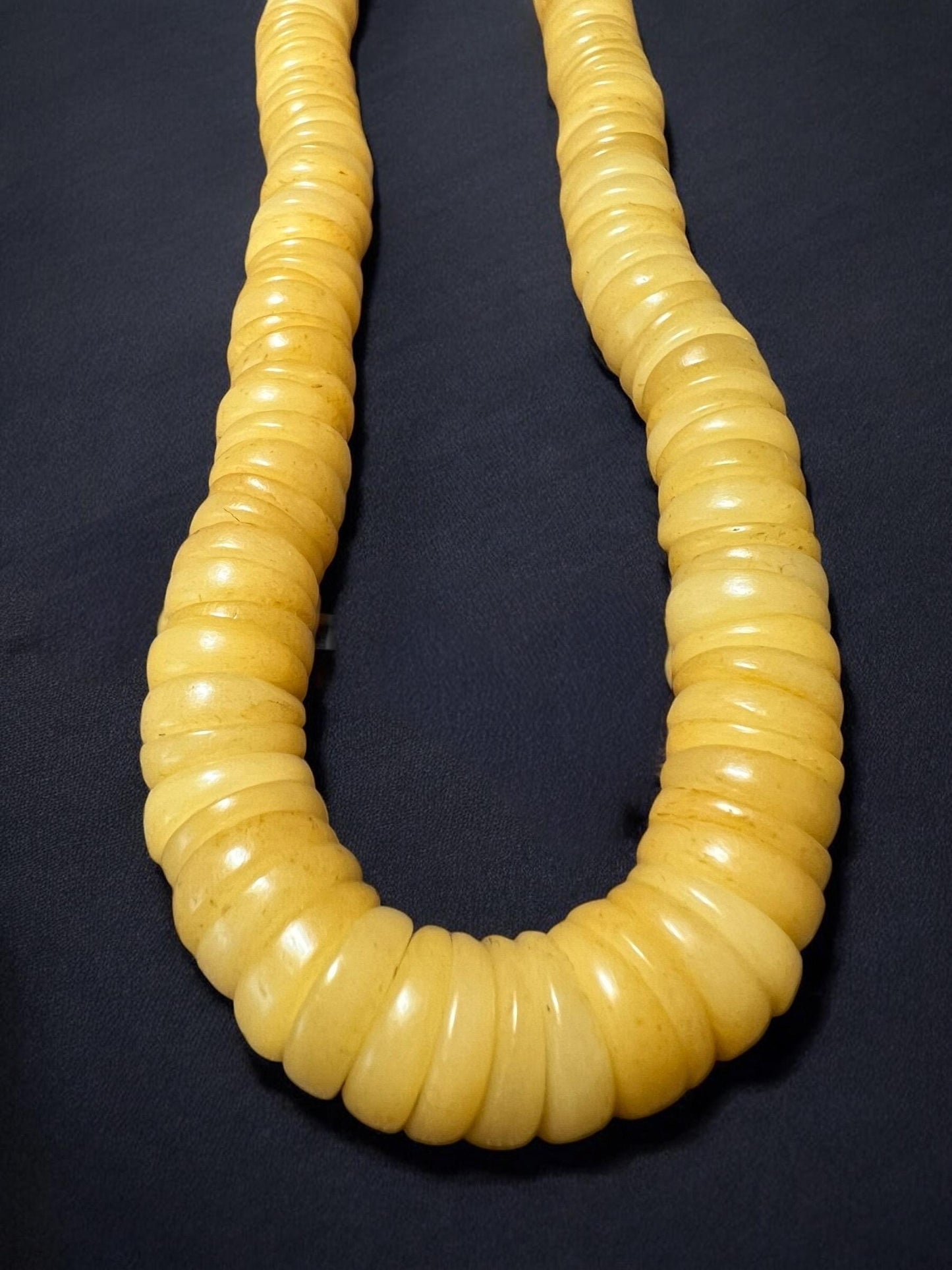 Handmade 108 Yak Bone Mala Beads: Tibetan Buddhist Prayer Beads