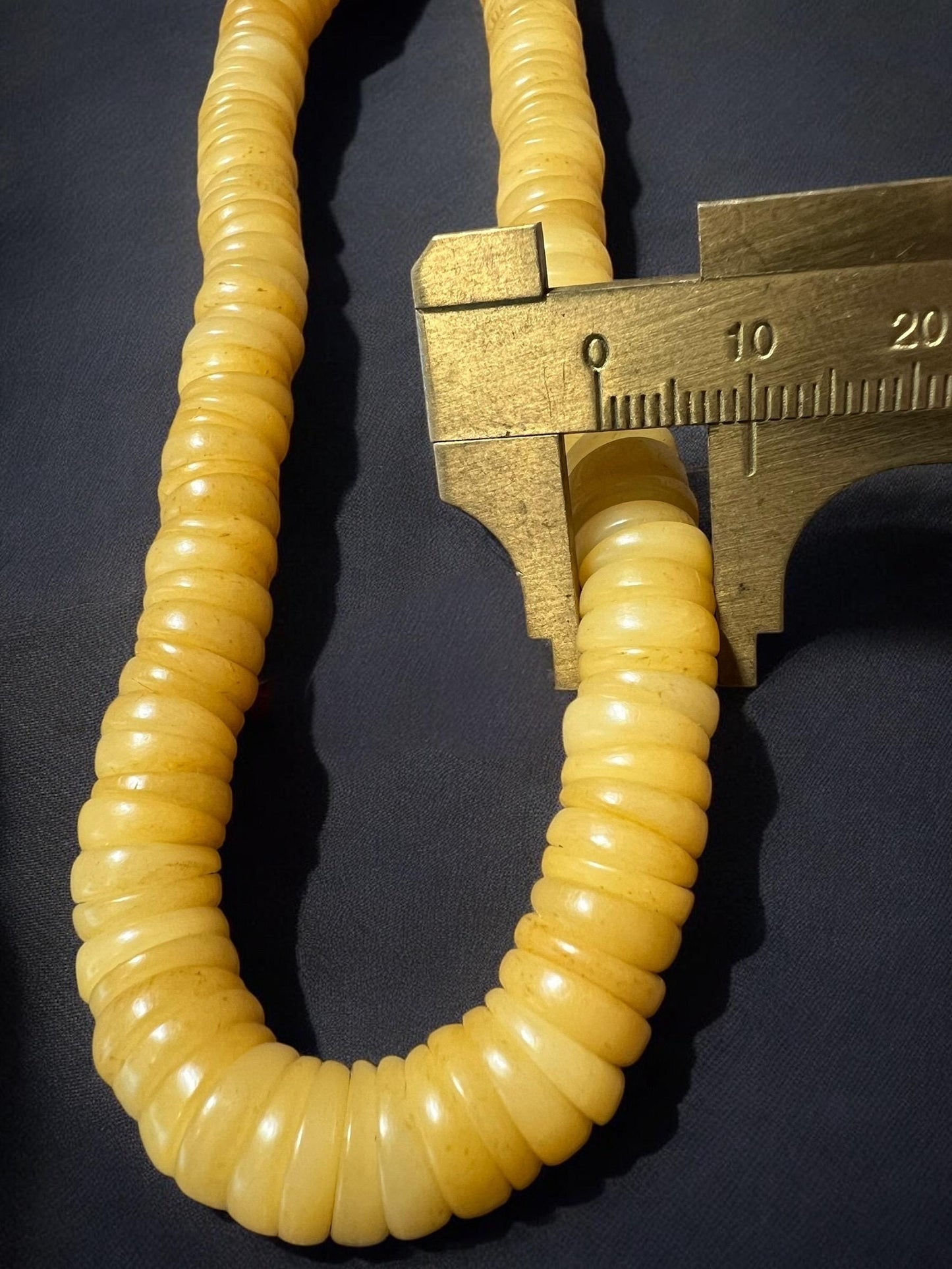 Handmade 108 Yak Bone Mala Beads: Tibetan Buddhist Prayer Beads