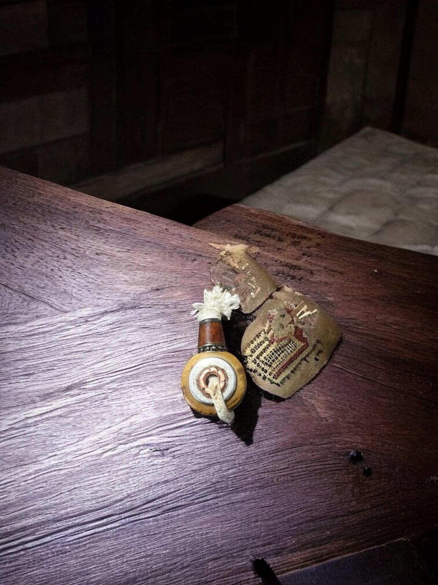 Antique Nepal Tibet Buddhist Carved Yak Bone Mala Prayer Guru Bead
