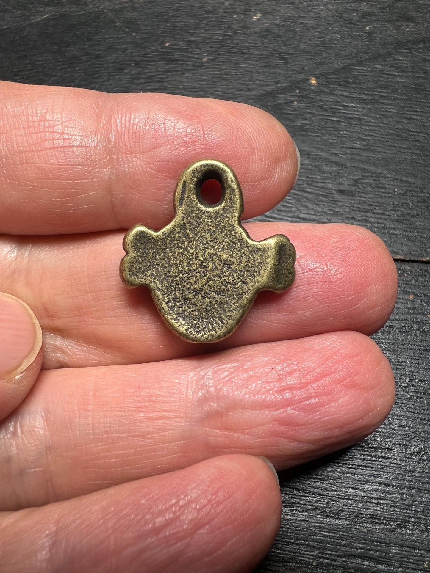 Tibetan Citipati Skull Pendant: Buddhist Protector Amulet, Nepal