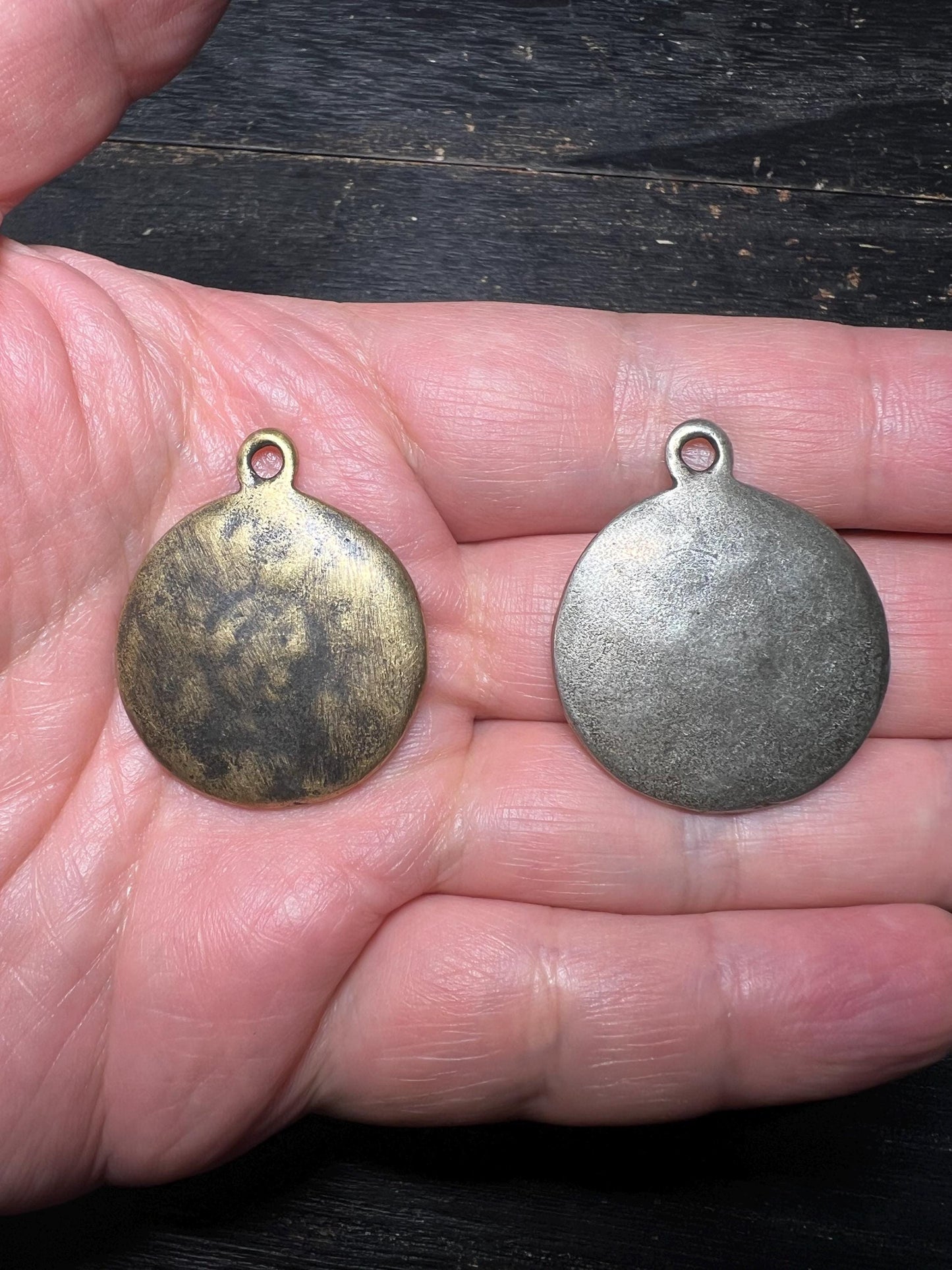 Tibetan Amulet Pendant: Om Mani Padme Hum, Handmade Brass Talisman