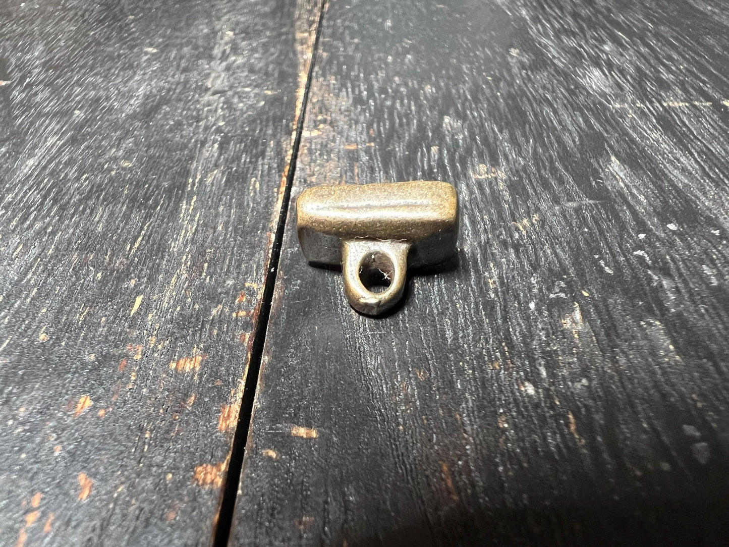 Vintage Tibetan Brass Seal: Handcrafted Buddhist Artifact Paperweight