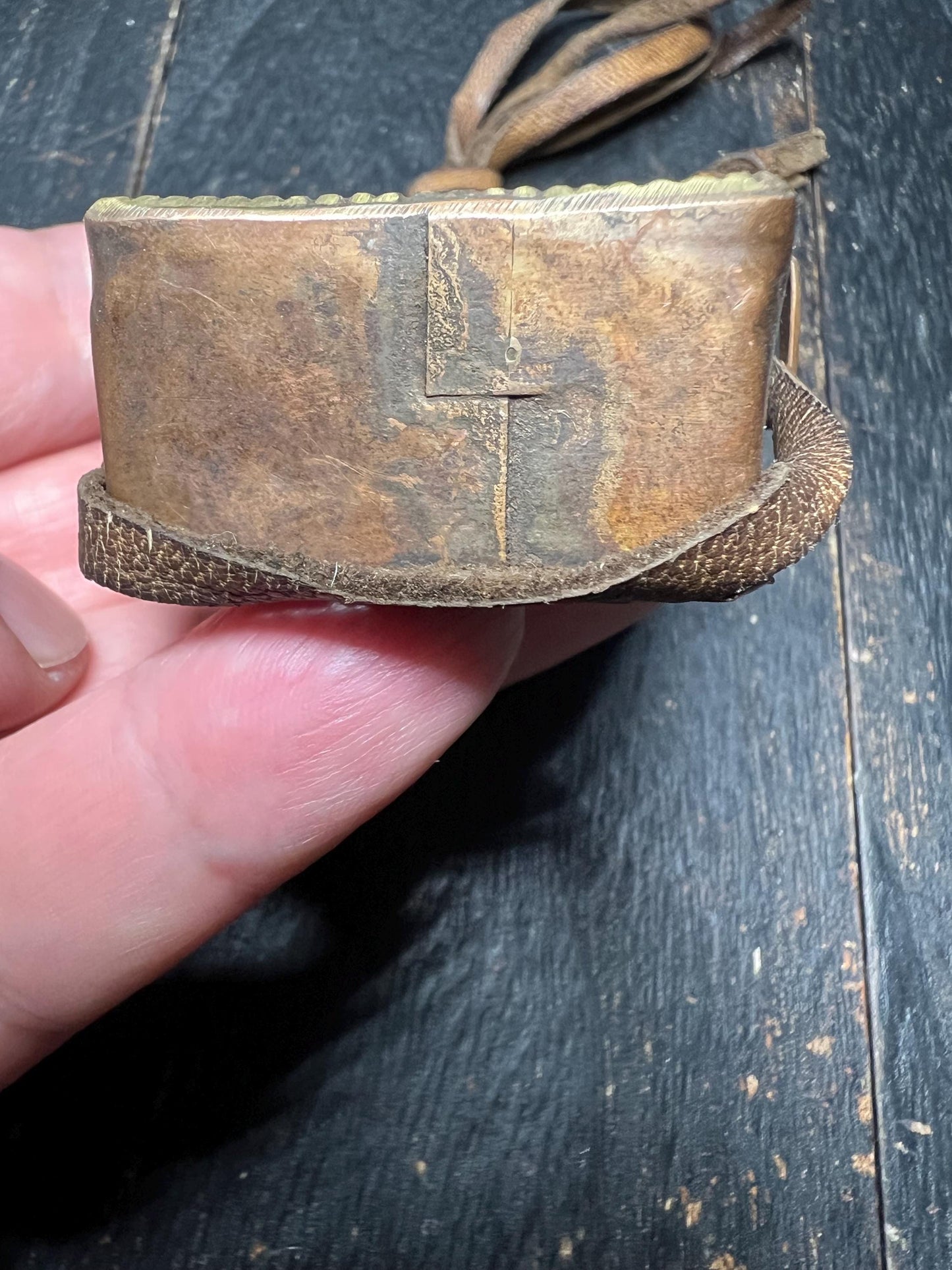 Handmade Tibetan Gau Amulet Pendant: Buddhist Talisman, Leather Strap