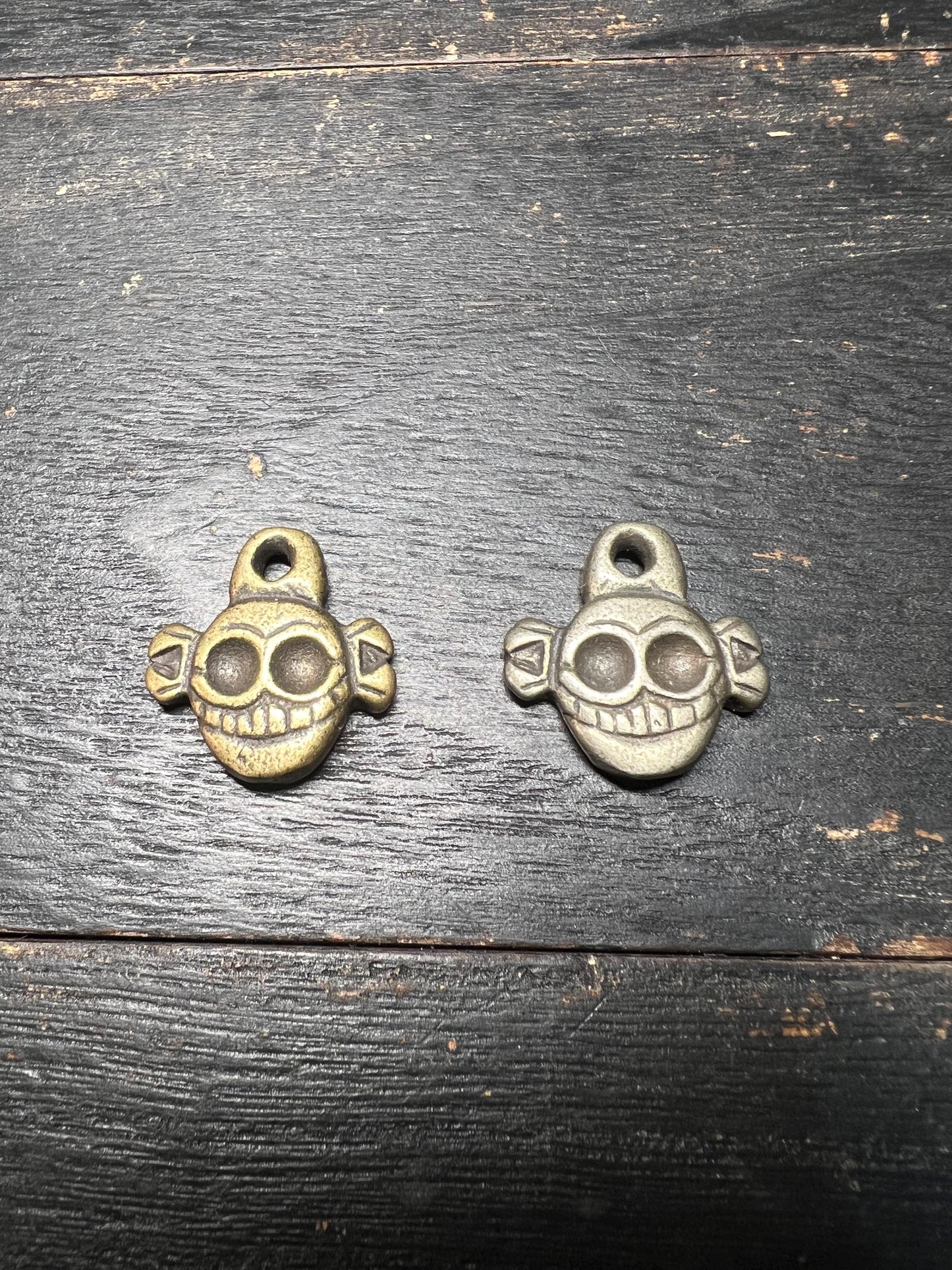 Tibetan Citipati Skull Pendant: Buddhist Protector Amulet, Nepal
