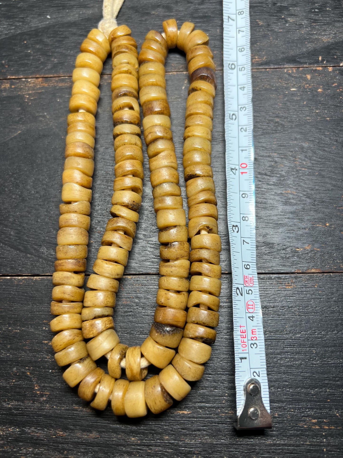 Handmade Tibetan Yak Bone Mala: 108 Buddhist Prayer Beads