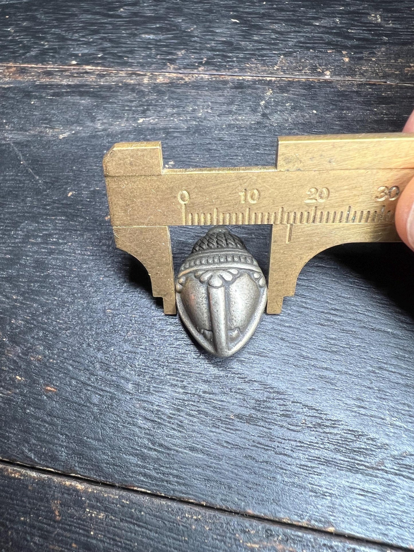 Handcrafted Tibetan Niang La Tsa Tsa Pendant | Vintage Brass Buddhist Amulet from Nepal