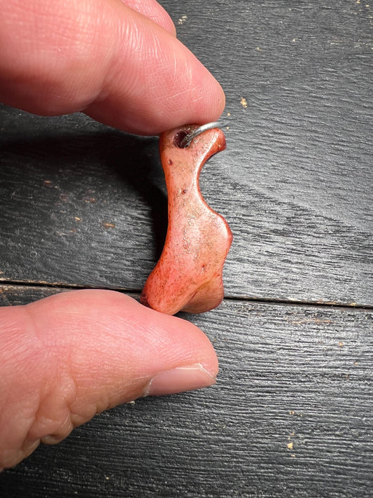 Unique Yak Bone Amulet – Tibetan Carved Pendant for Spiritual Connection and Protection