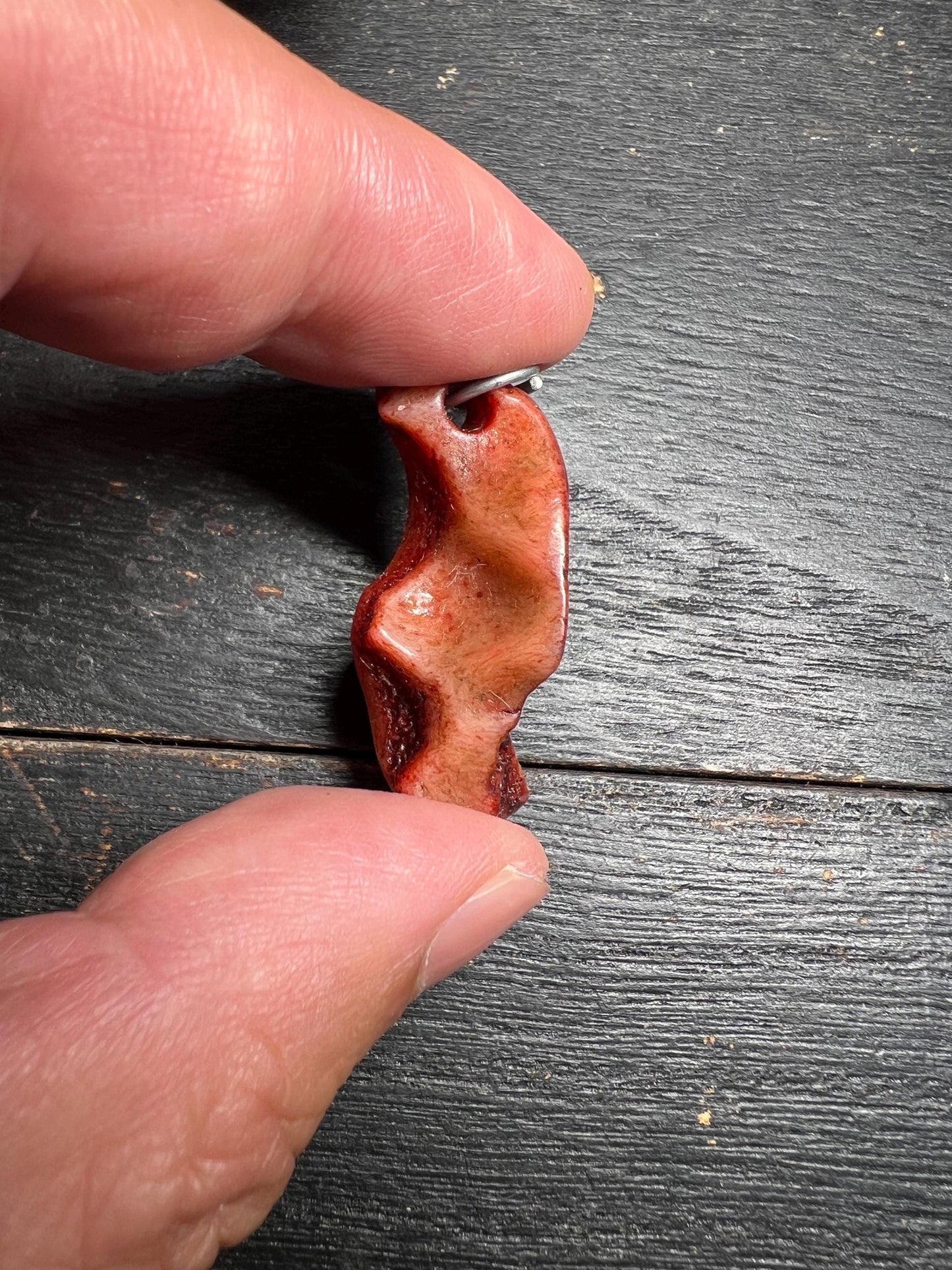 Unique Yak Bone Amulet – Tibetan Carved Pendant for Spiritual Connection and Protection