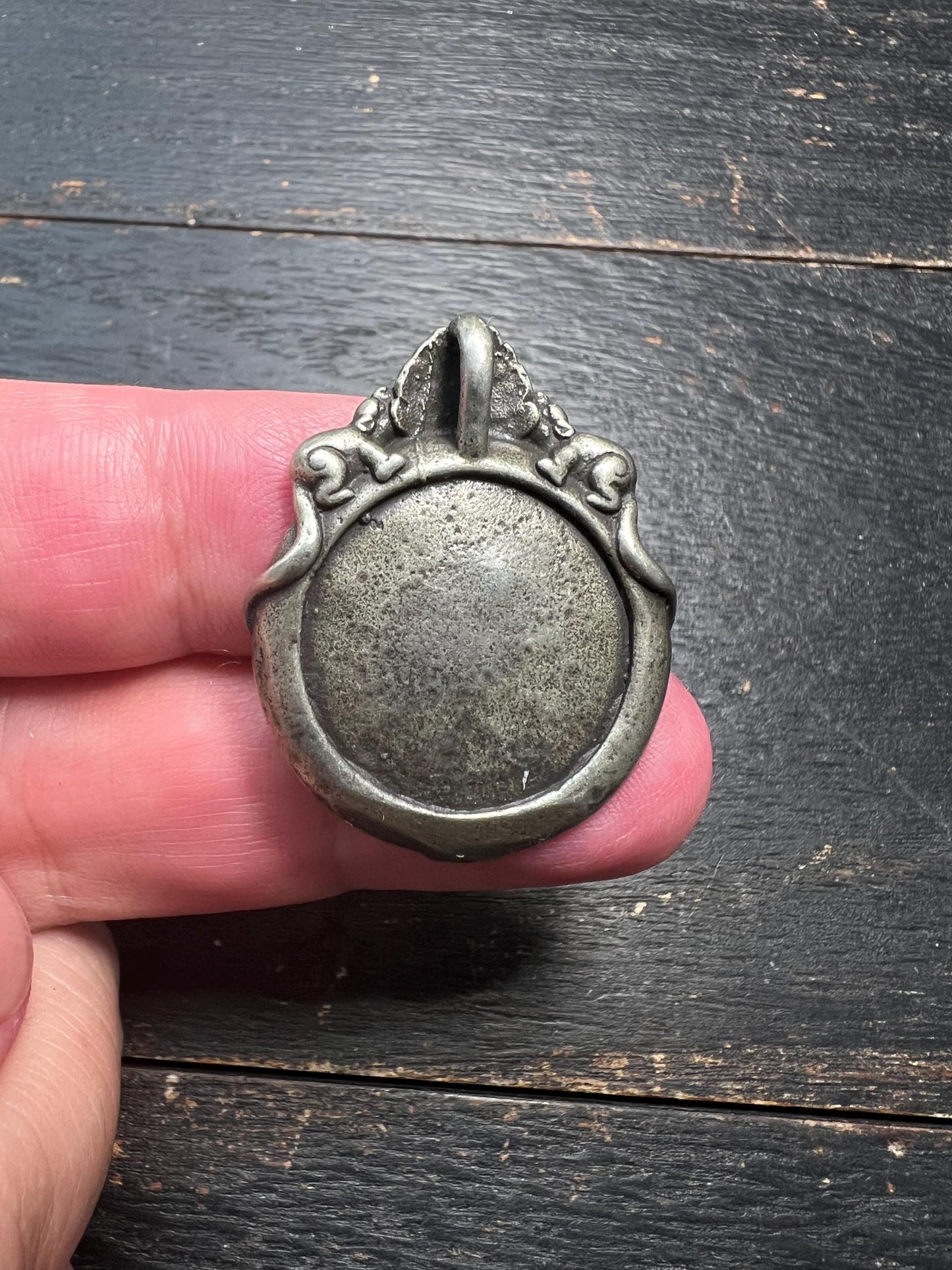 Tibetan Feng Shui Bagua Amulet: Brass or Silver Protective Talisman
