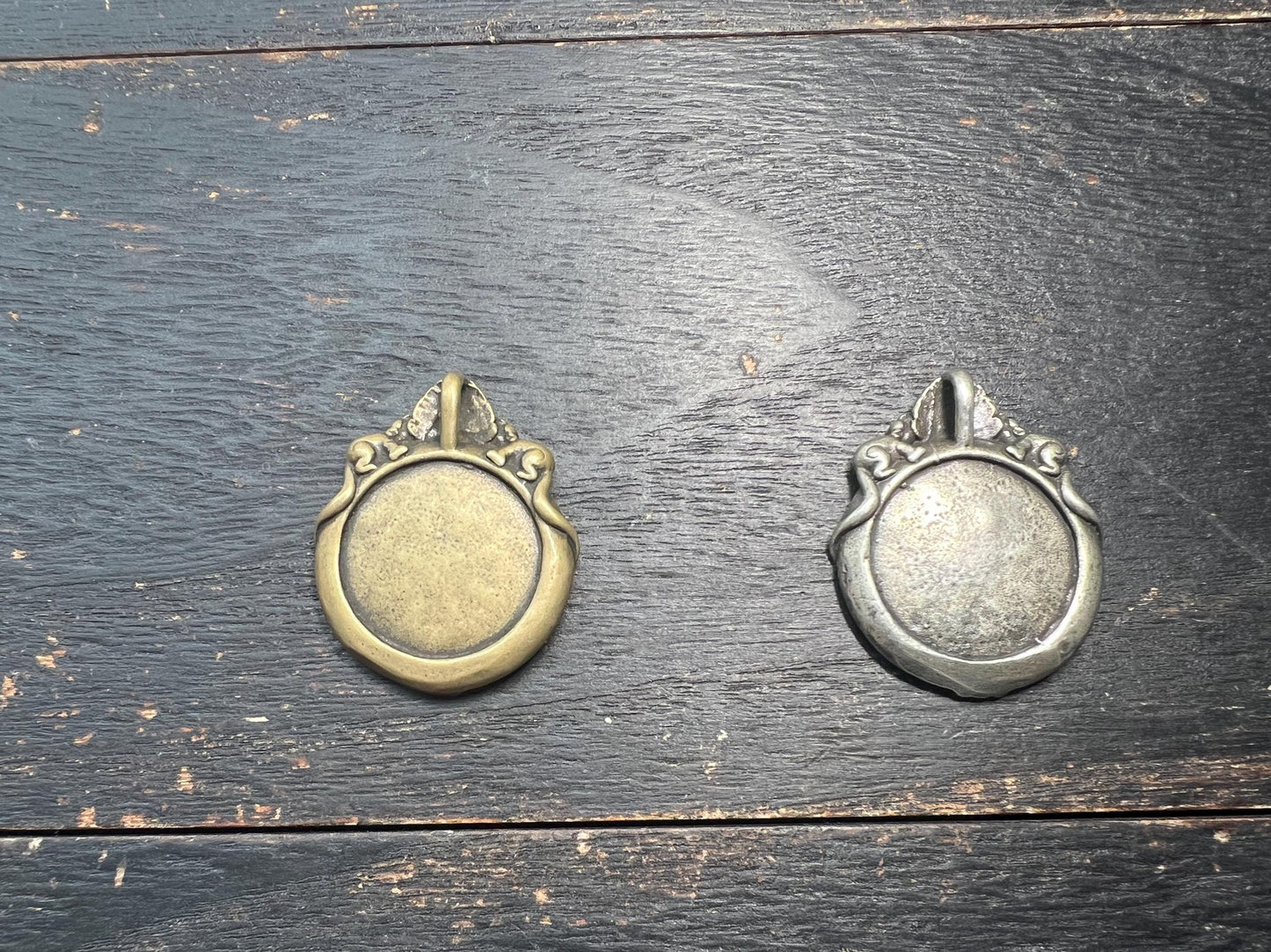 Tibetan Feng Shui Bagua Amulet: Brass or Silver Protective Talisman