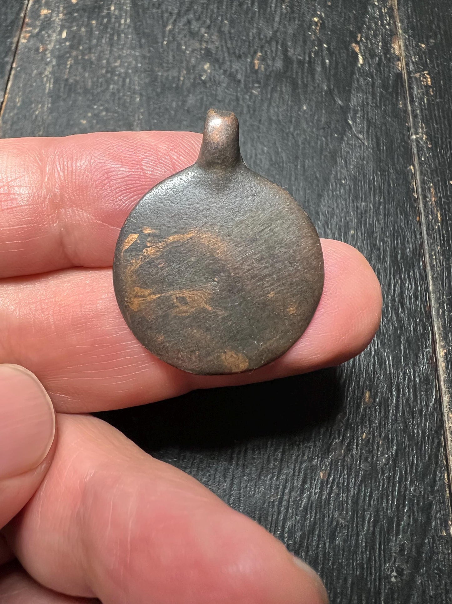 Brass Nine Palace Bagua Talisman Pendant – Traditional Feng Shui Amulet