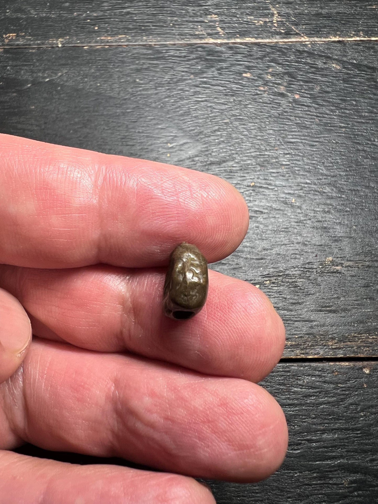 Brass Buddha Spacer Bead: Mini Amulet for Mala Bracelet