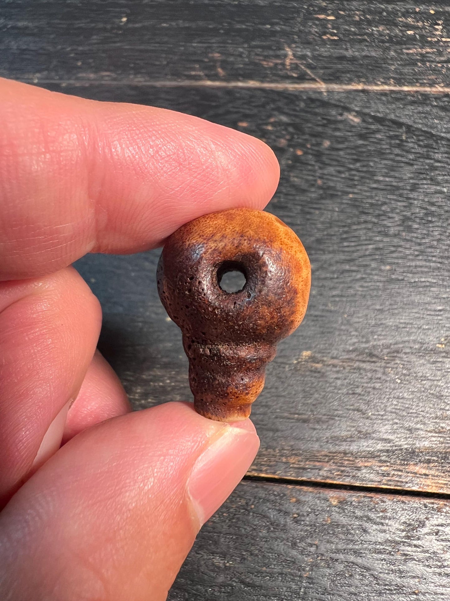 Hand-Carved Yak Bone Guru Bead – Tibetan Buddhist Center Bead for Mala, Natural Bone Mala Connector, Spiritual Jewelry Supplies