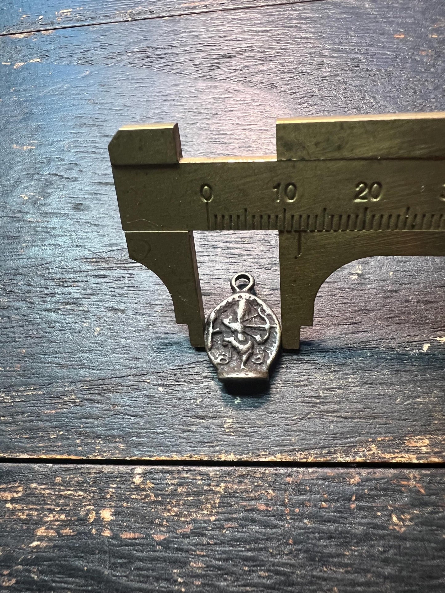 Tibetan Brass Amulet Pendant | Buddha Mother Talisman, Buddhist Necklace Charm, Himalayan Jewelry Supply
