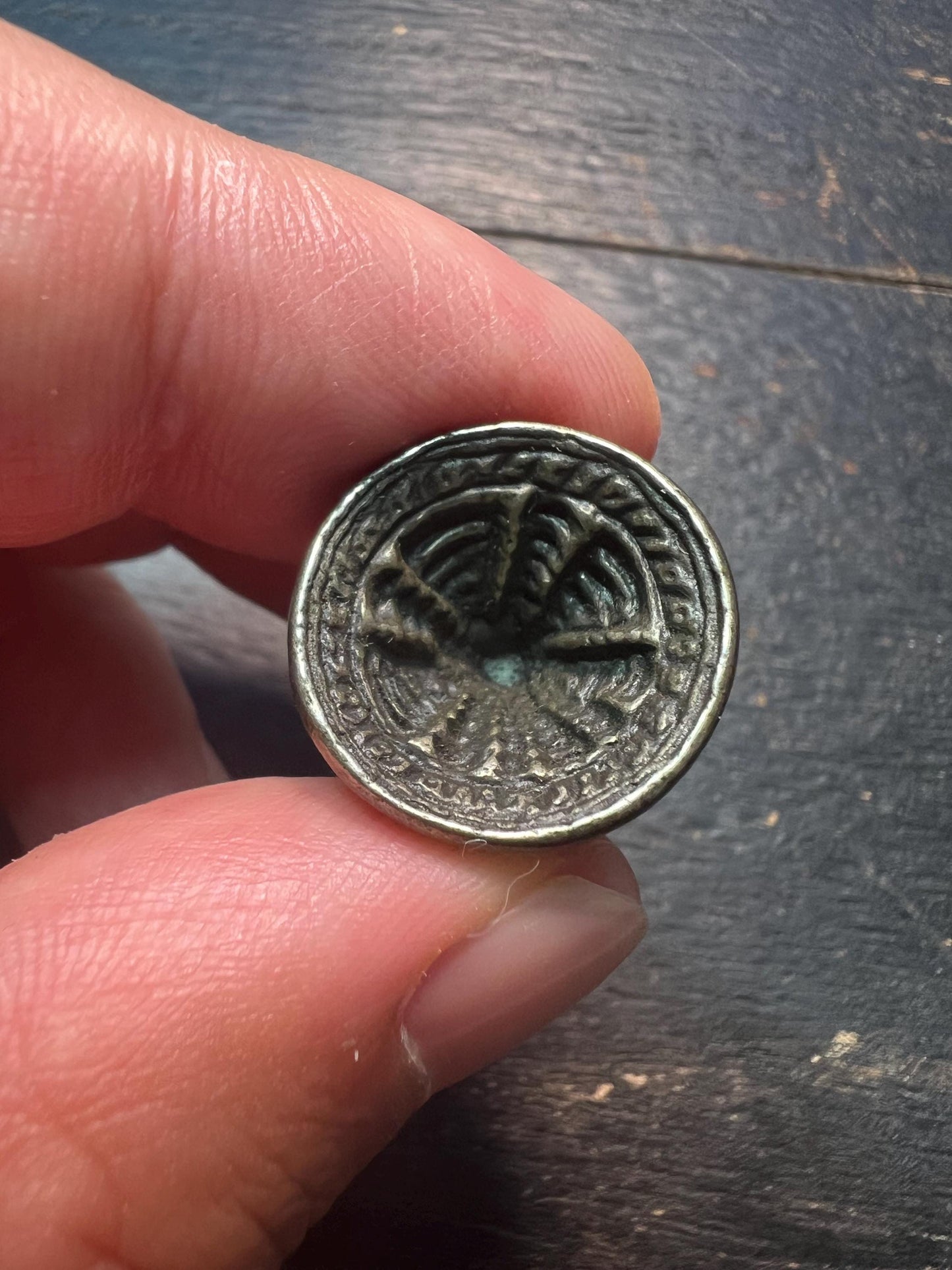 Nepal Tibetan Brass Mini Stupa Pendant | Buddhist Tsa Tsa Mold Amulet Talisman