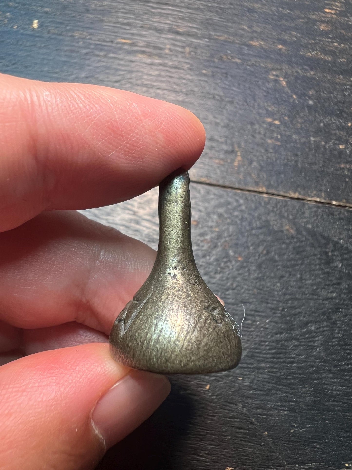 Nepal Tibetan Brass Mini Stupa Pendant | Buddhist Tsa Tsa Mold Amulet Talisman