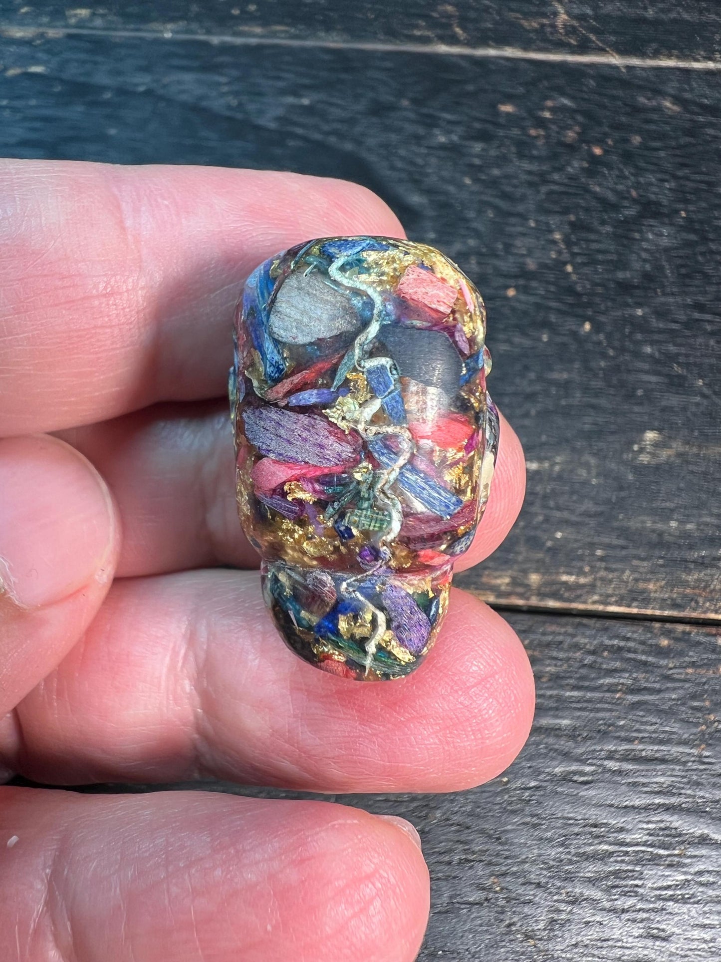 Hand-Carved Yak Bone Guru Bead Dice – Tibetan Mala Connector with Antique Finish