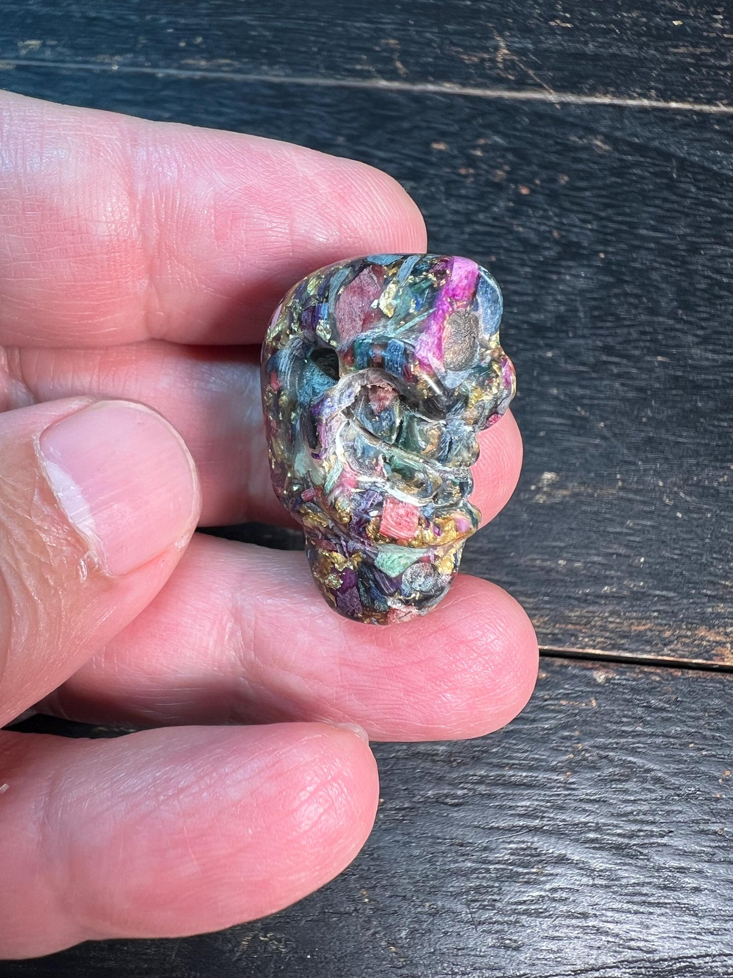 Hand-Carved Yak Bone Guru Bead Dice – Tibetan Mala Connector with Antique Finish