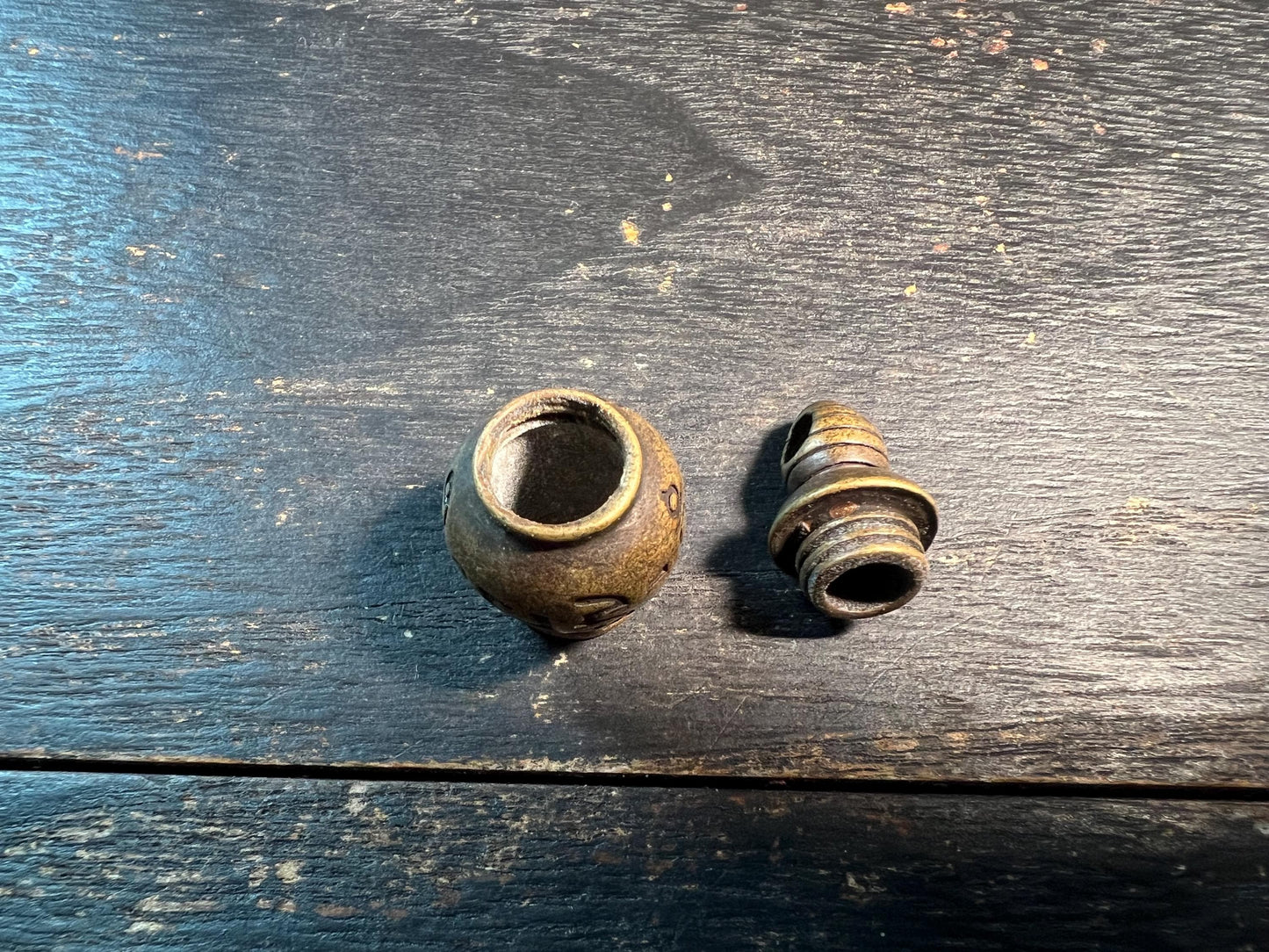 Vintage Tibetan Brass Treasure Vase Amulet | Buddhist Copper Pot Talisman Pendant | Tibetan Wealth Vase Mini Statue