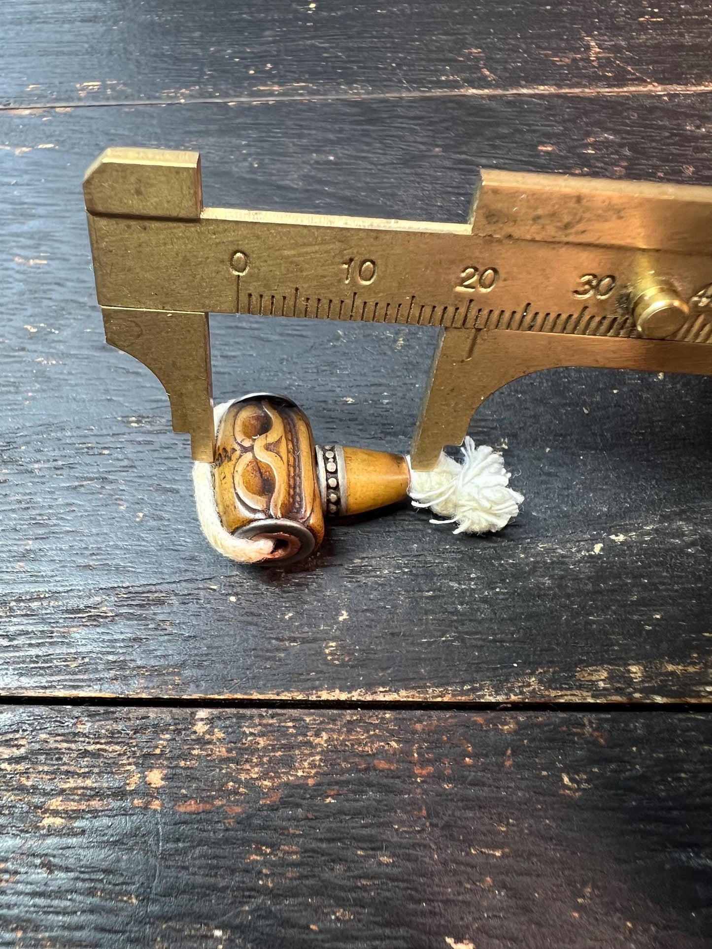 Hand-Carved Yak Bone Skull Guru Bead | Tibetan Mala Connector | Symbol of Impermanence & Protection