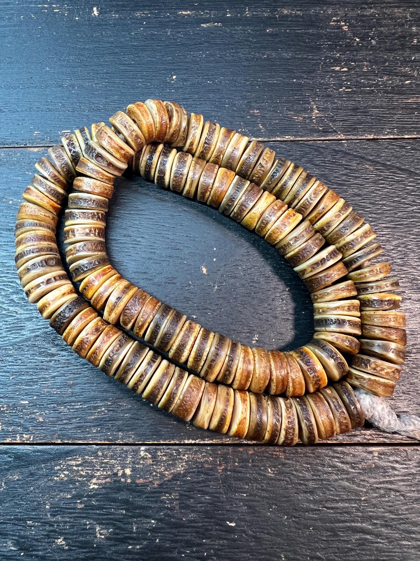 108 Yak Bone Mala Necklace – Natural 12.5mm Tibetan Buddhist Prayer Beads for Meditation & Spiritual Practice