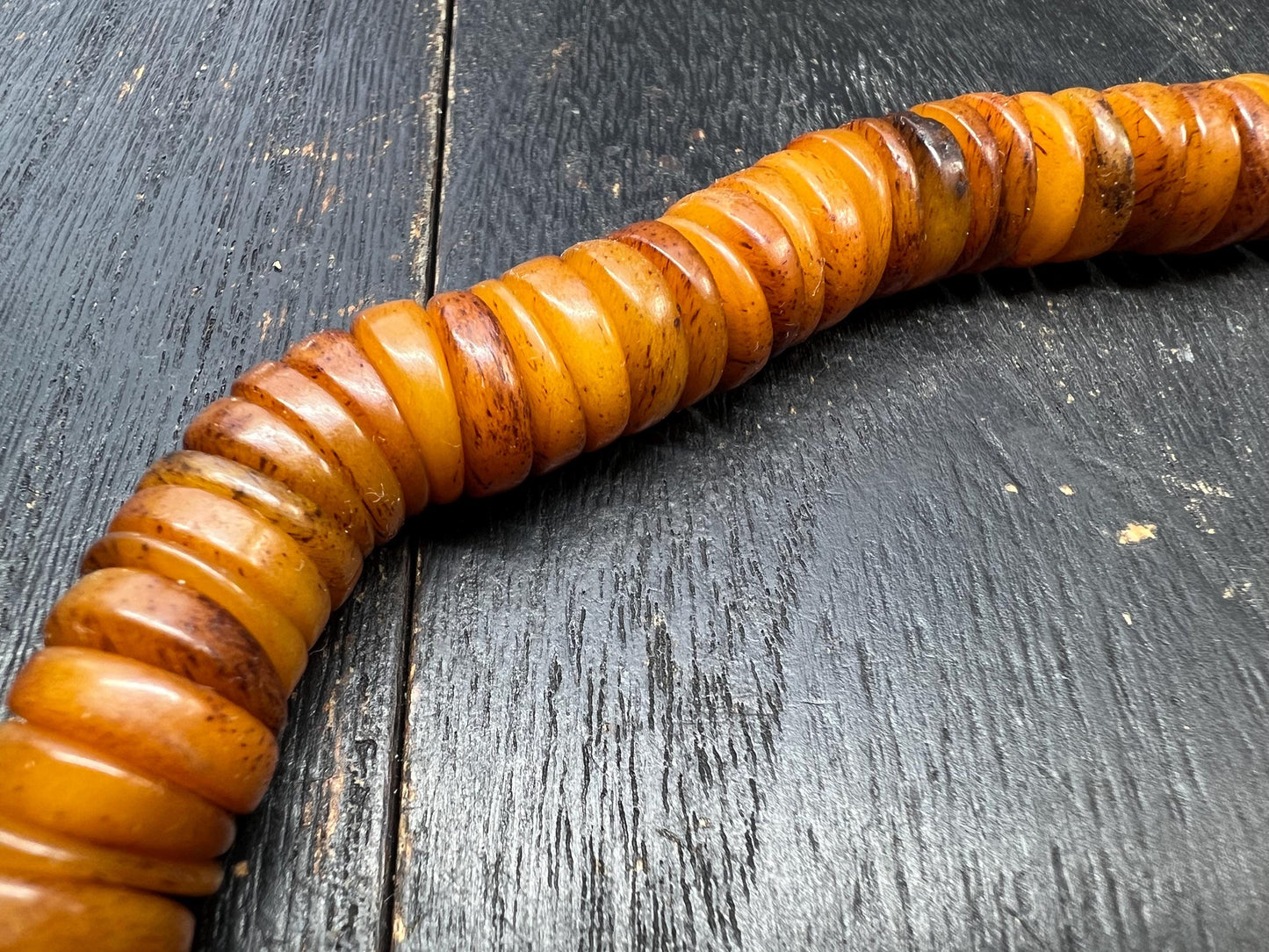 108 Bead Yak Bone Mala | Tibetan Buddhist Prayer Beads | 12mm Handcrafted | 12” Traditional Meditation Necklace