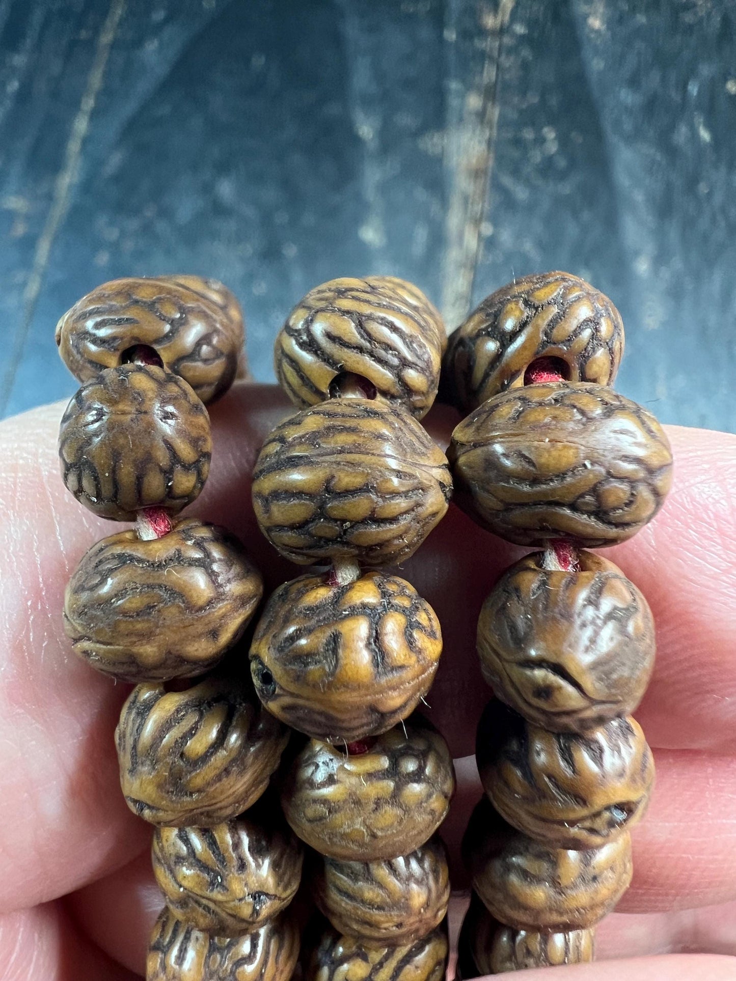 Handcrafted 108 Natural Rudraksha Mala | Buddhist Prayer Beads | Meditation Necklace | Nepal Bodhi Seeds | Yoga & Spiritual Jewelry