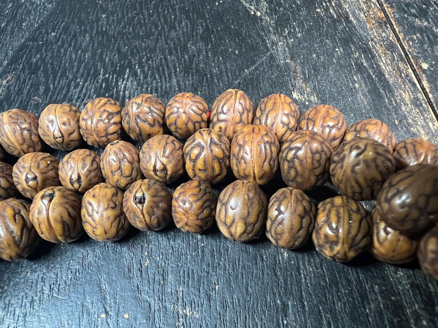 Handcrafted 108 Natural Rudraksha Mala | Buddhist Prayer Beads | Meditation Necklace | Nepal Bodhi Seeds | Yoga & Spiritual Jewelry
