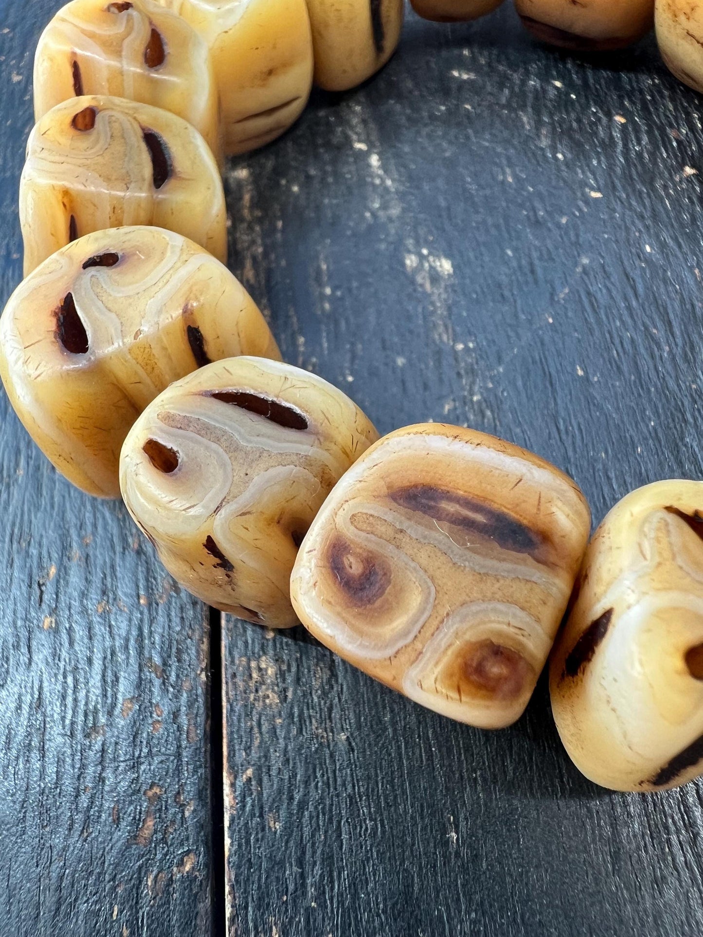 Handmade Camel Tooth Bracelet | Tribal Ethnic Jewelry | Natural Bone Beads | Unique Spiritual Talisman