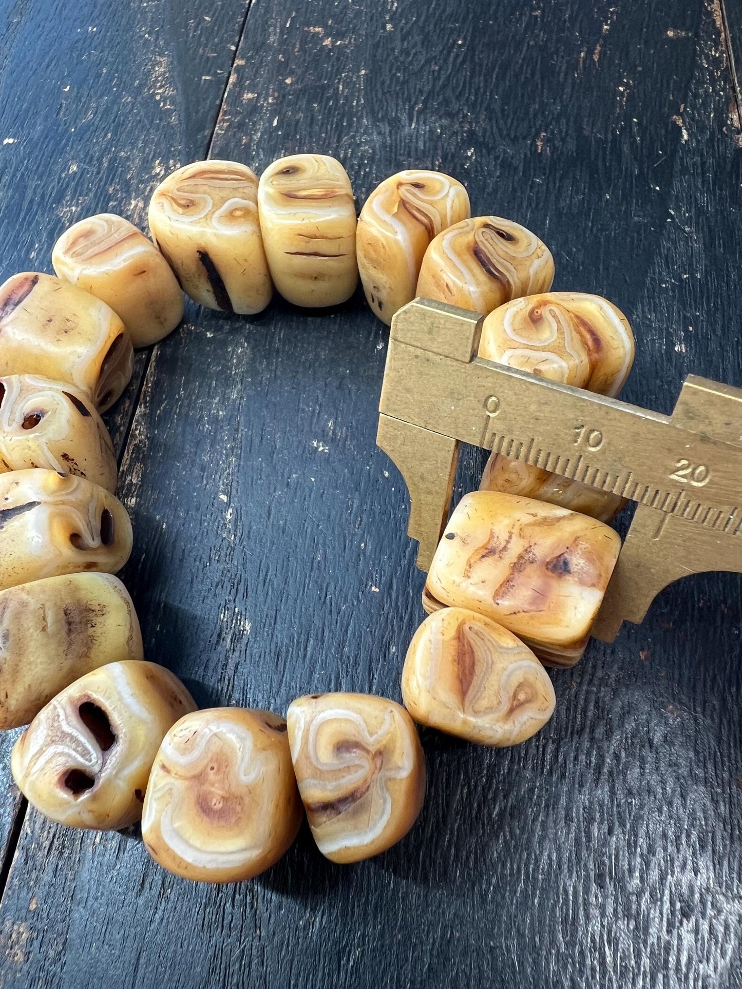 Handmade Camel Tooth Bracelet | Tribal Ethnic Jewelry | Natural Bone Beads | Unique Spiritual Talisman