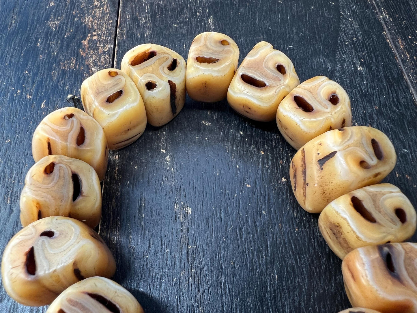 Handmade Camel Tooth Bracelet | Tribal Ethnic Jewelry | Natural Bone Beads | Unique Spiritual Talisman
