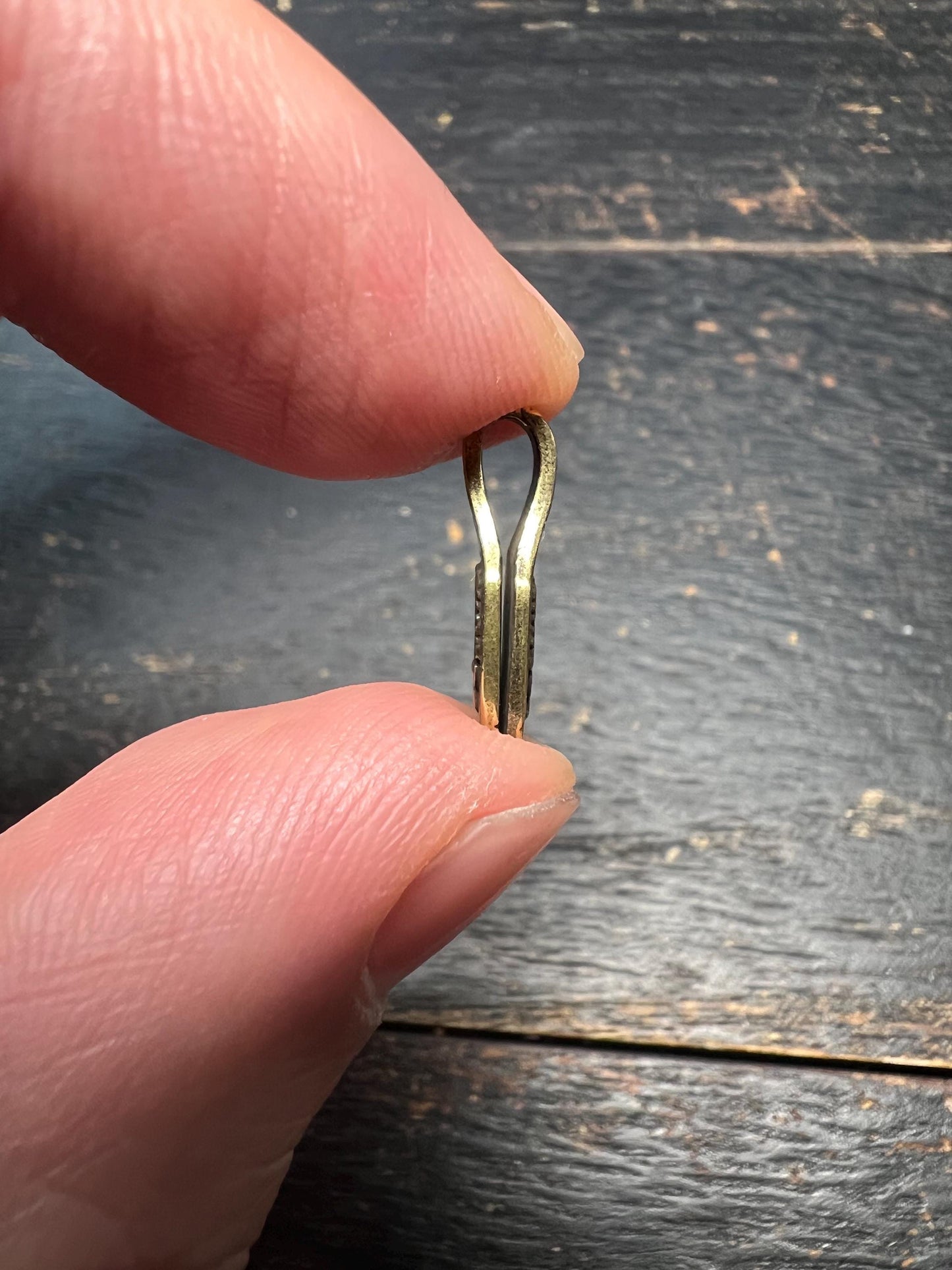 Mini Brass Tibetan Zakiram Clip | Wealth God Pendant Bail for DIY Mala Jewelry