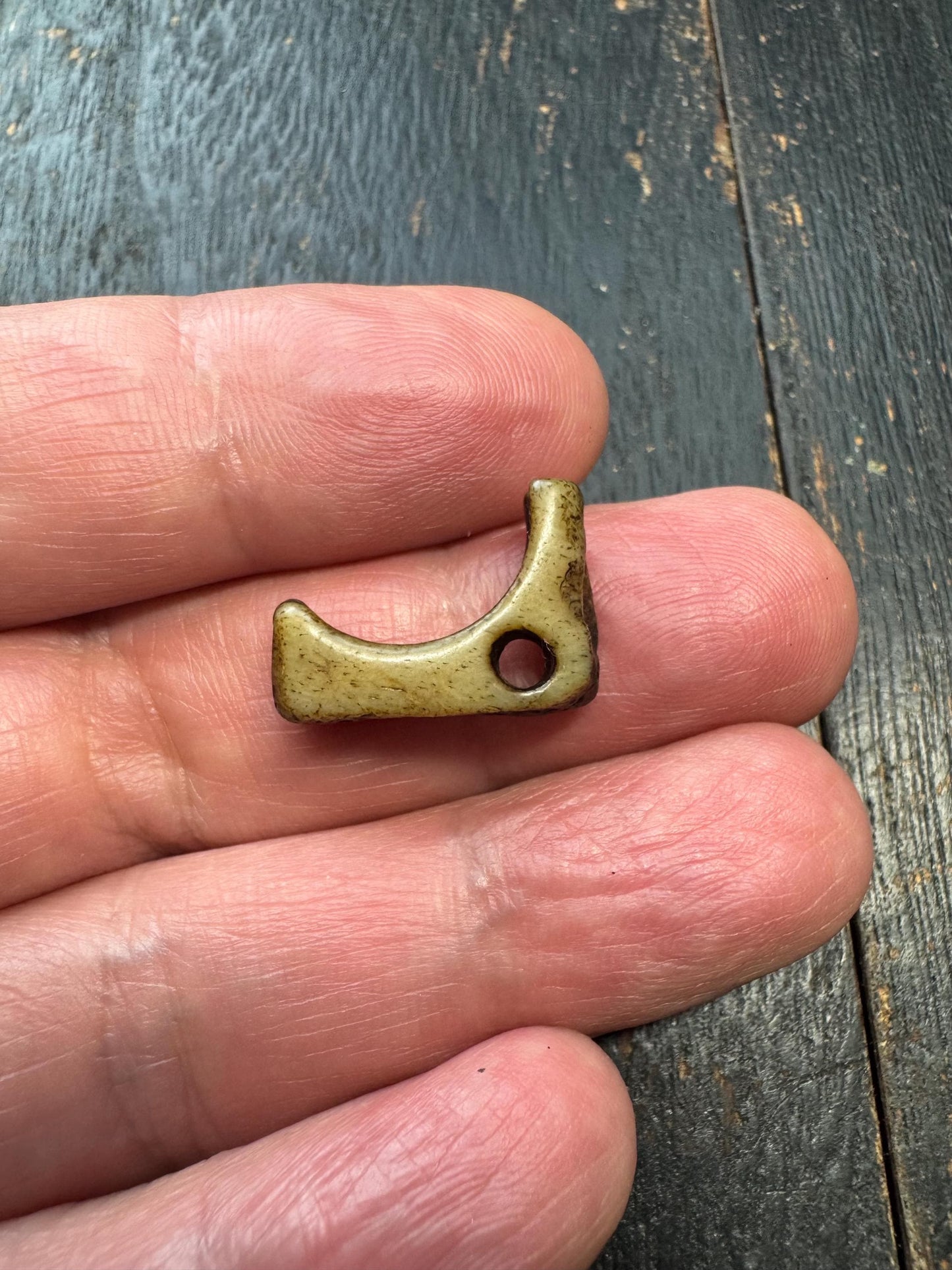 Shamanic Bone Talisman Pendant – Tibetan Amulet for Energy Work and Ritual Use