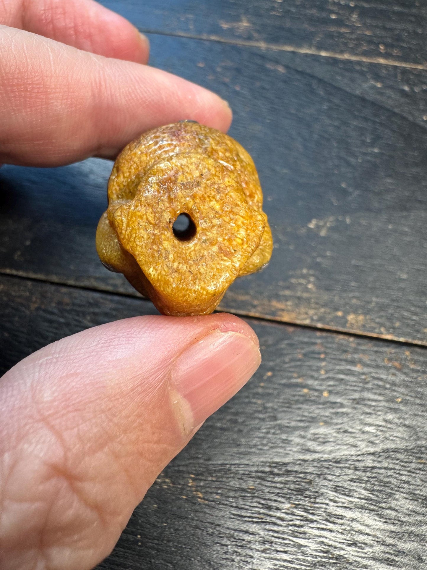 Hand-Carved Aluminum Inlaid Yak Bone Skull Beads (Chödipati) - Small Hole Tibetan Citipati Beads for Mala, Prayer Beads, Jewelry - Nepal Art