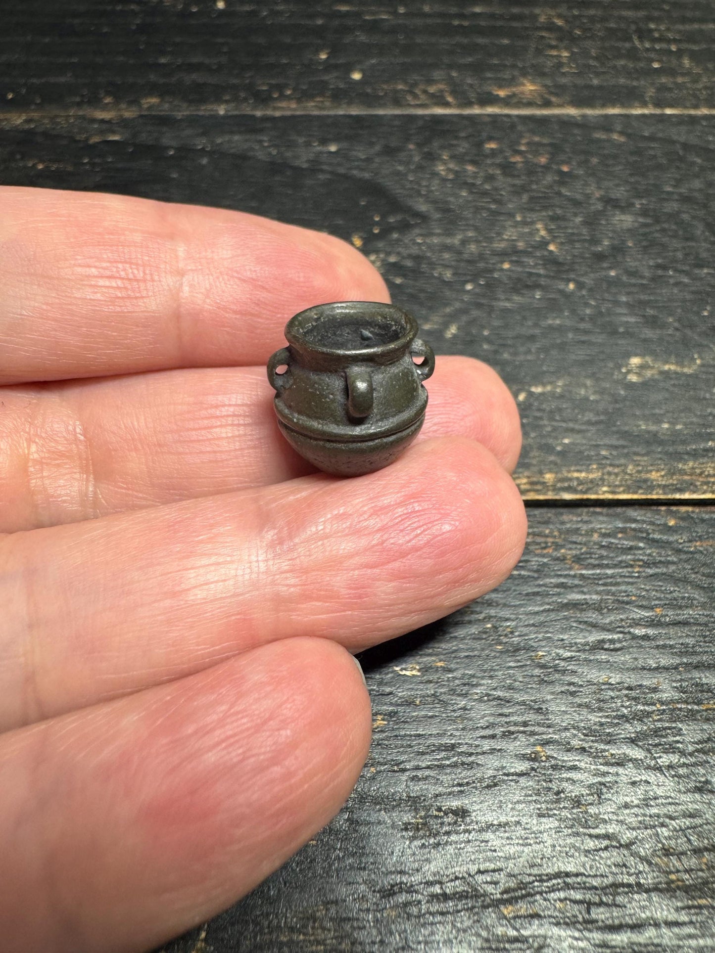 Vintage Brass Tibetan Bhumba Pendant | Nepalese Ritual Vase Amulet | Handmade Buddhist Protection Charm