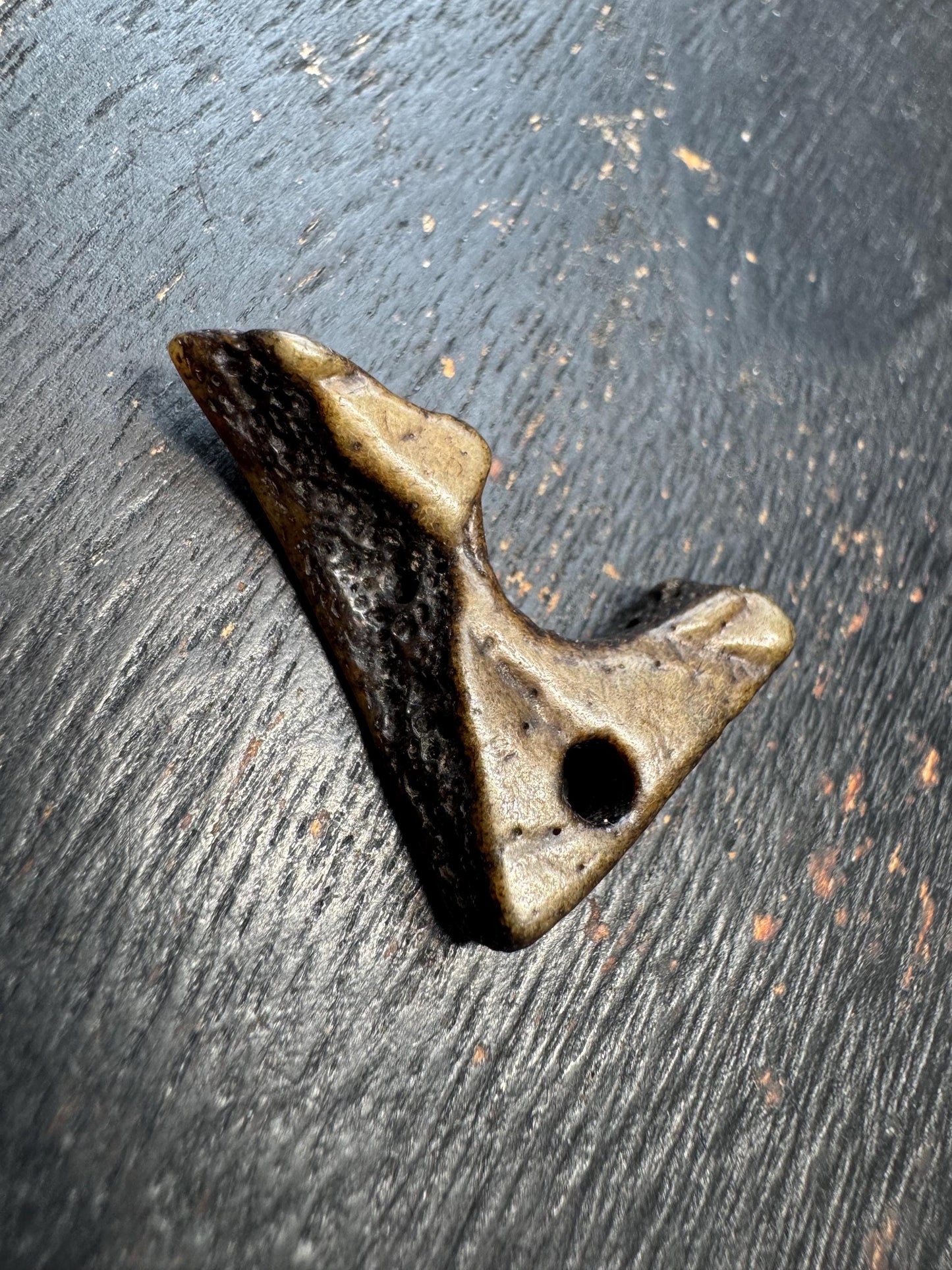 Shamanic Bone Talisman Pendant – Tibetan Amulet for Energy Work and Ritual Use