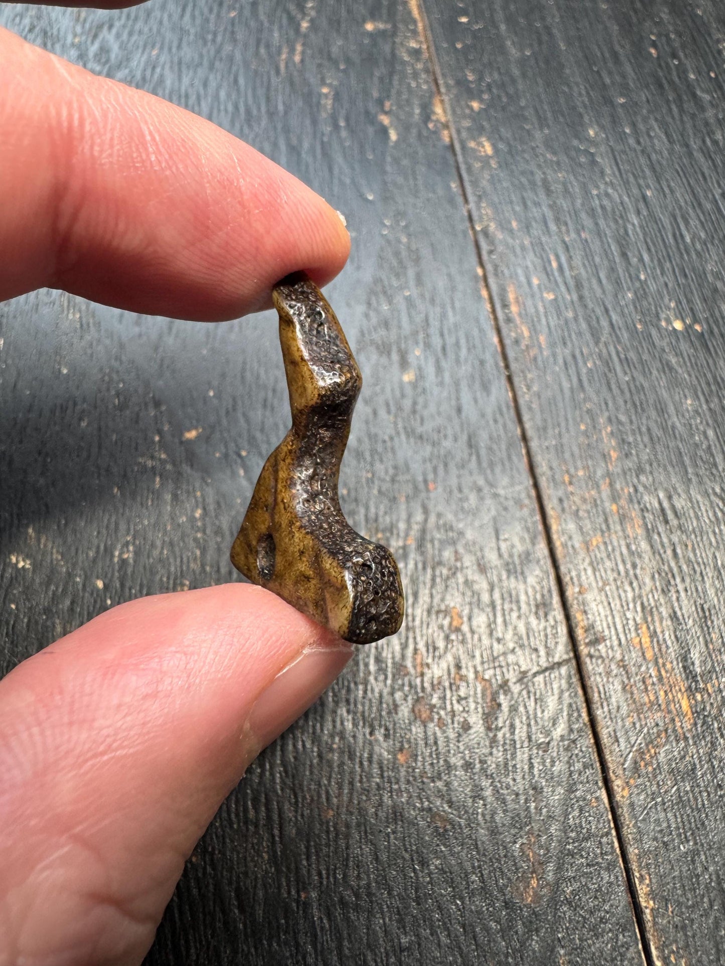 Shamanic Bone Talisman Pendant – Tibetan Amulet for Energy Work and Ritual Use