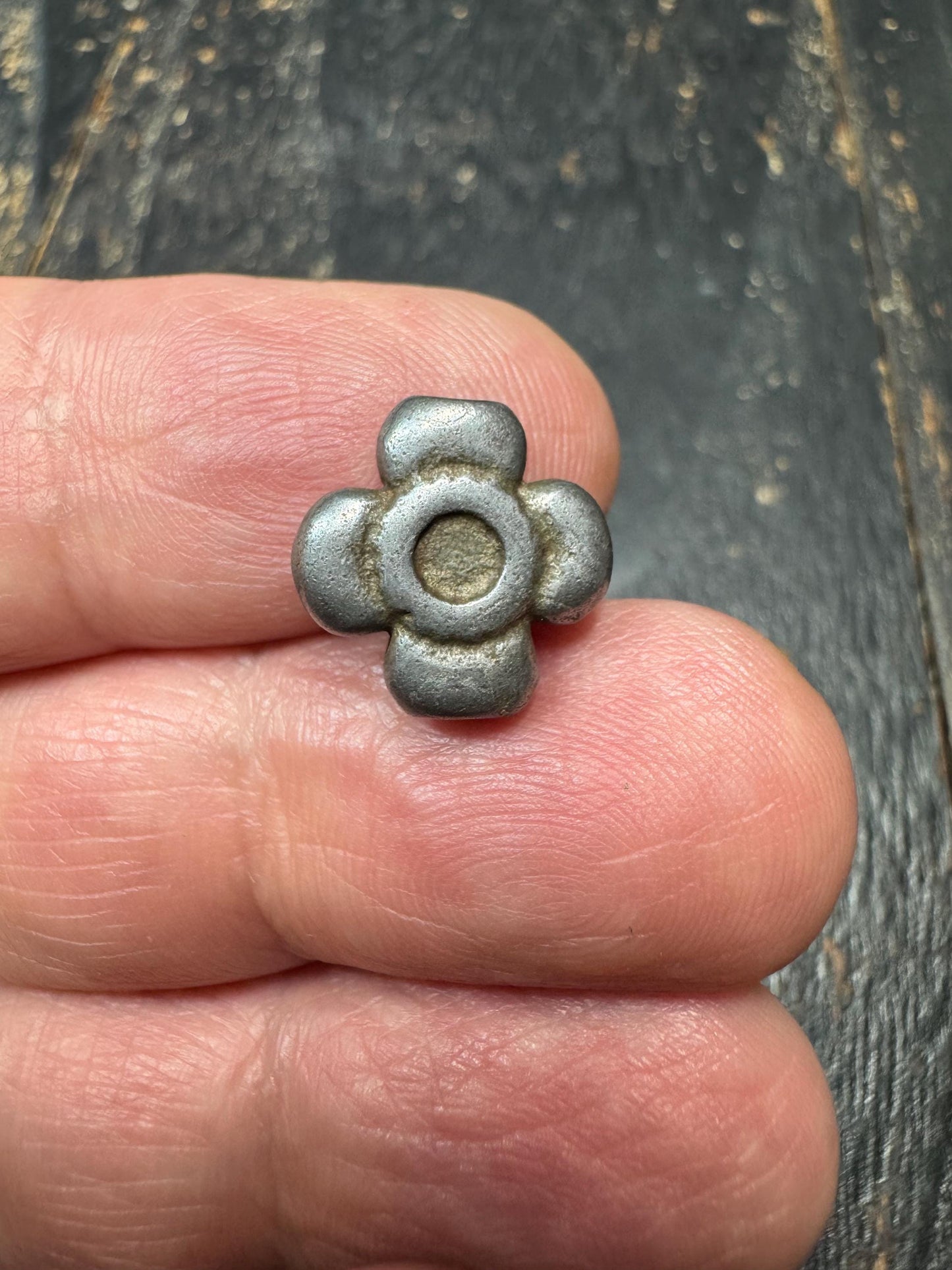 Authentic Iron Gesang Flower Charm - Tibet Classic Hand String Separator Nepal