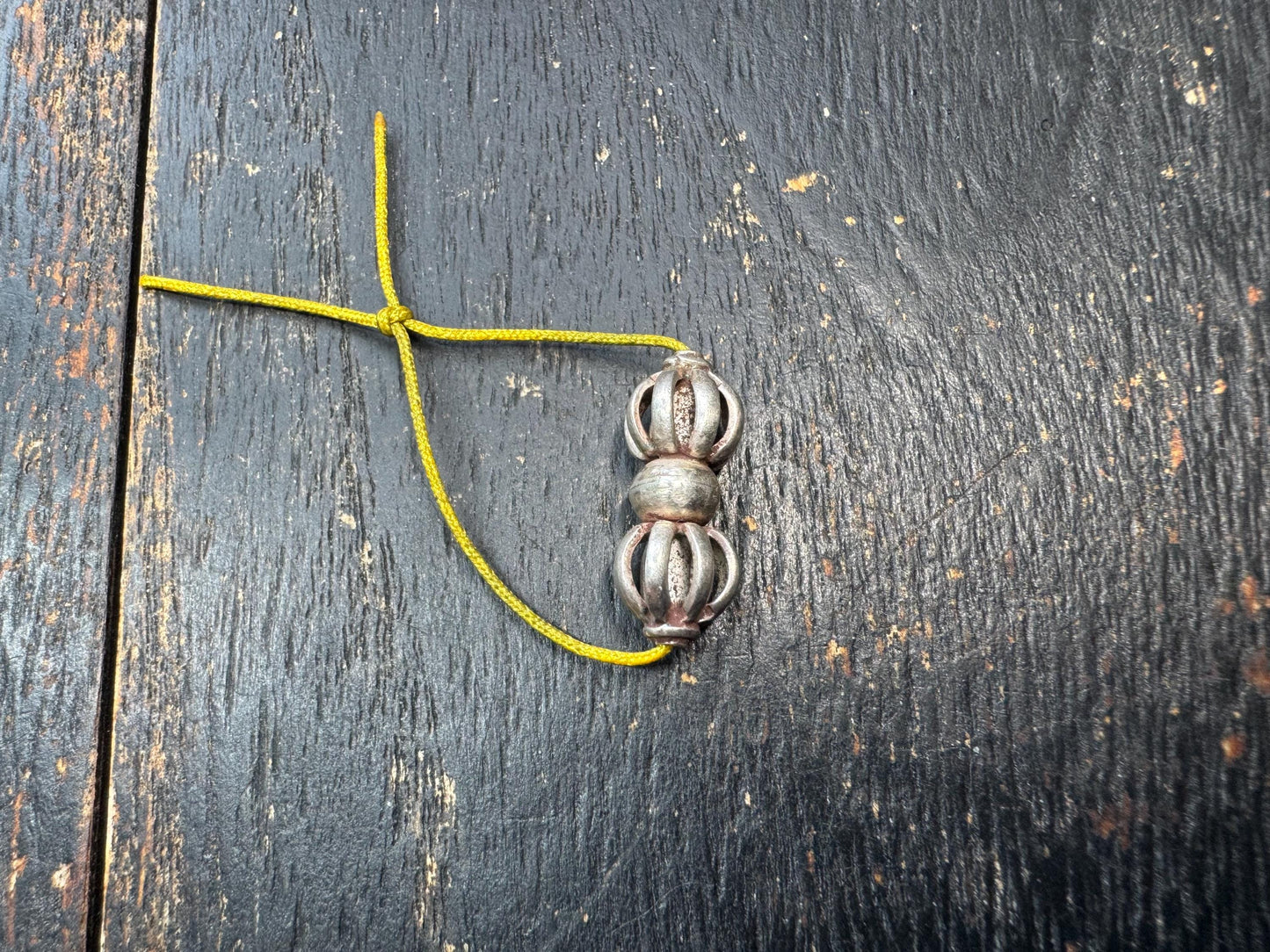 925 Sterling Silver Tibetan Vajra Pendant | Double Dorje Buddhist Protection Amulet | Meditation Talisman | Sacred Ritual Symbol | Spiritual