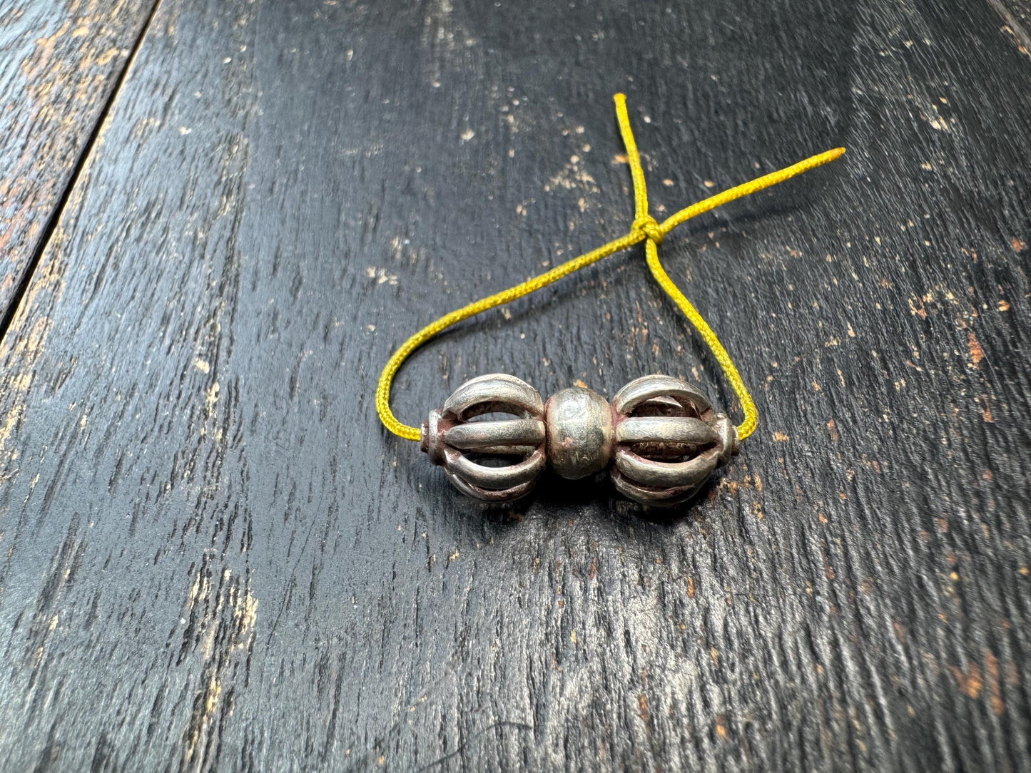 925 Sterling Silver Tibetan Vajra Pendant | Double Dorje Buddhist Protection Amulet | Meditation Talisman | Sacred Ritual Symbol | Spiritual