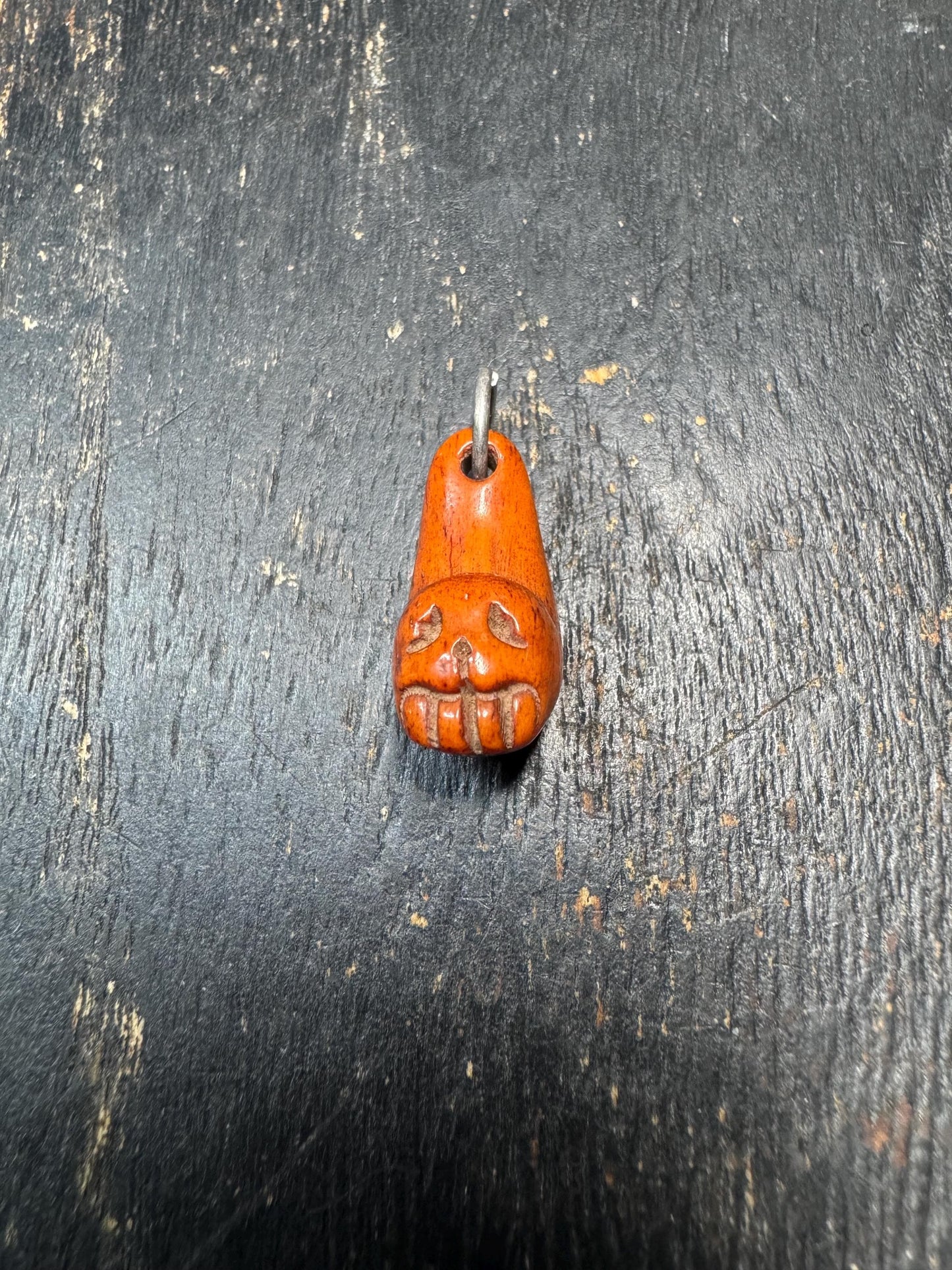 Hand Carved Yak Bone Skull Pendant | Tibetan Bone Amulet | Himalayan Protection Talisman | Charnel Ground Style | Tribal Spiritual Jewelry
