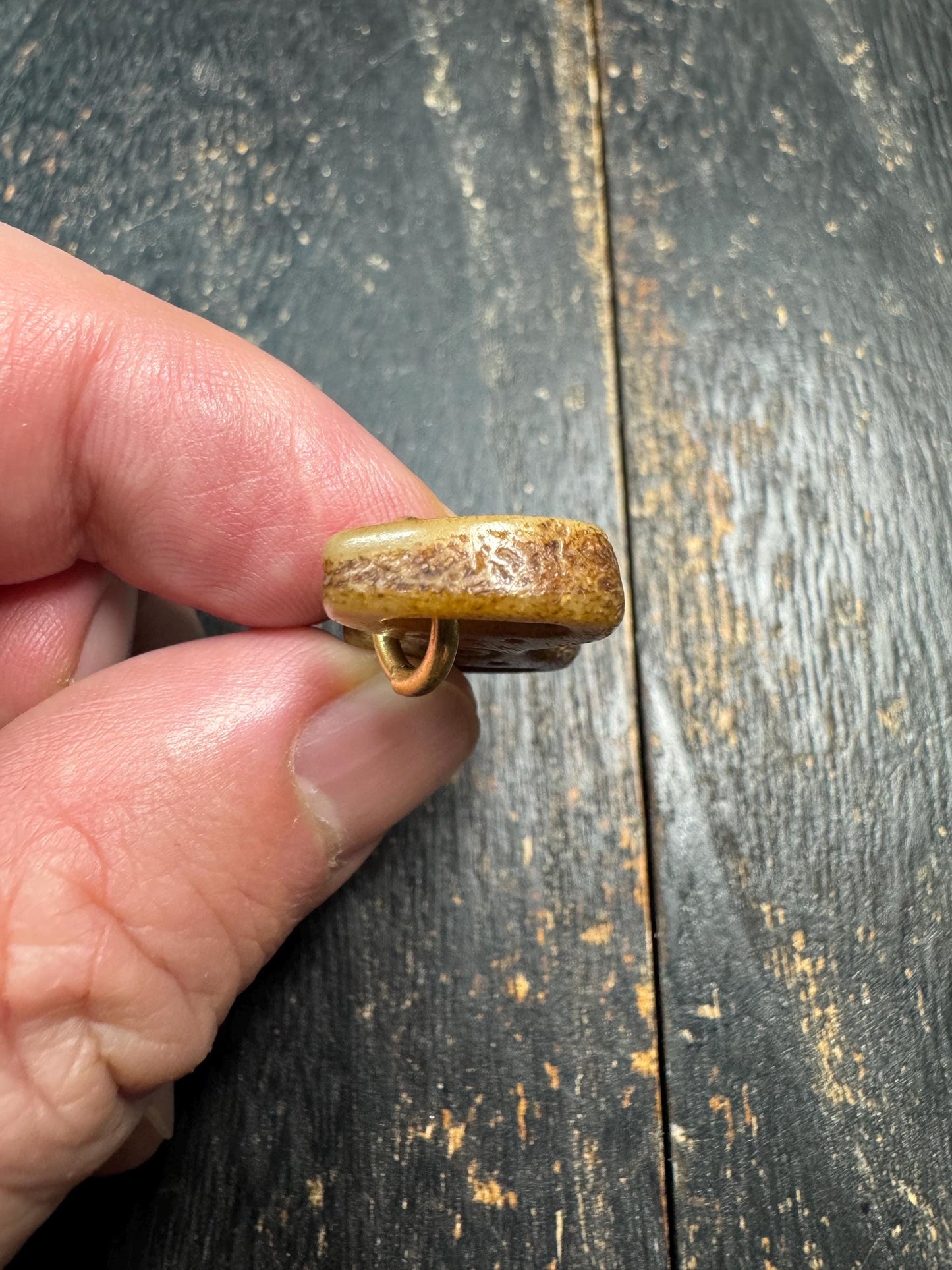 Hand Carved Yak Bone Amulet Pendant – Himalayan Tribal Talisman – Tibetan Inspired Protective Charm – Rustic Bone Jewelry