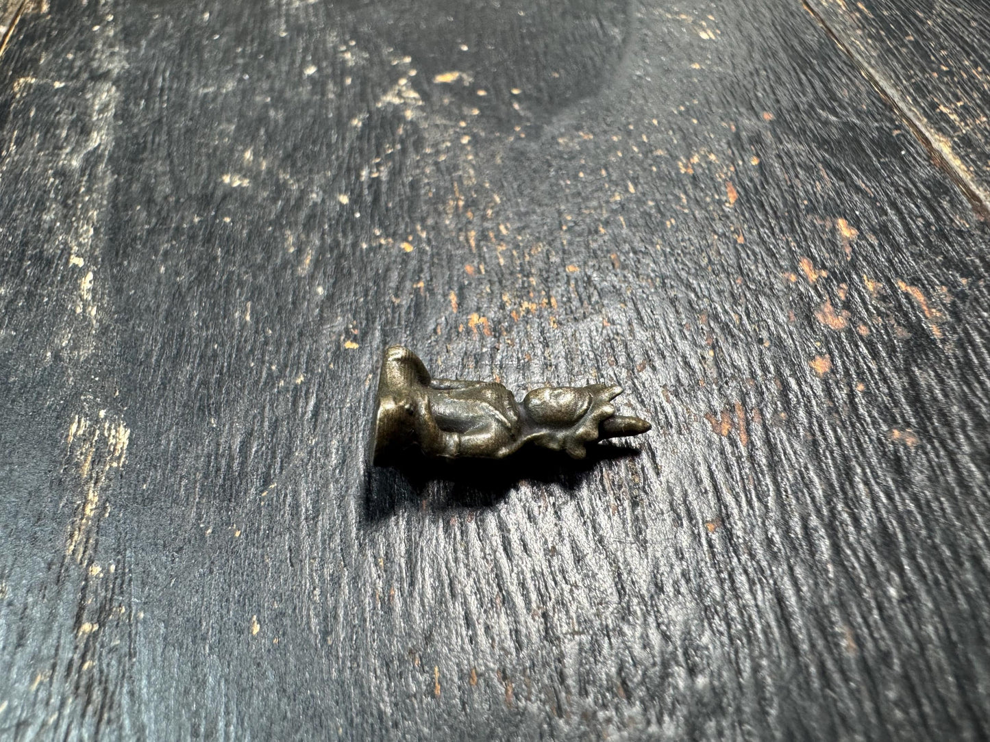 Mini Tibetan Thogchag Buddha Pendant Brass – Portable Protection Amulet – Himalayan Travel Talisman