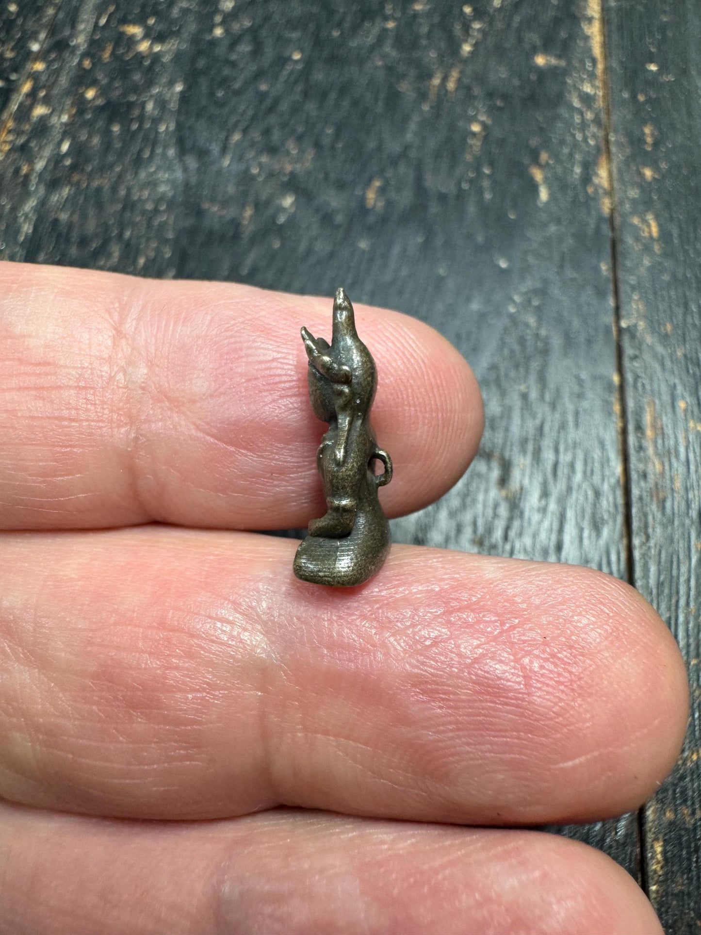 Mini Tibetan Thogchag Buddha Pendant Brass – Portable Protection Amulet – Himalayan Travel Talisman